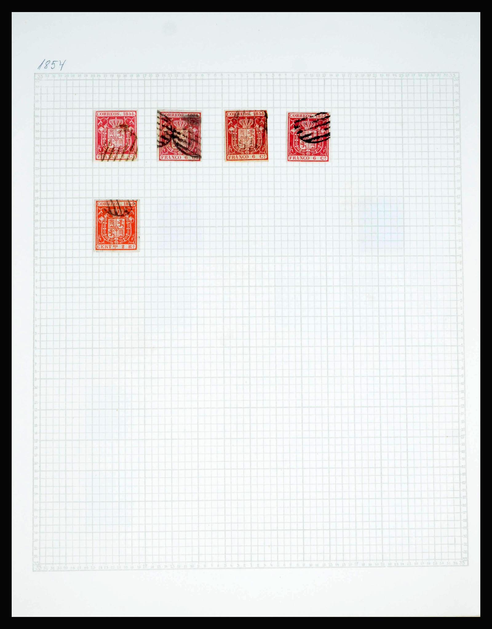 40271 0005 - Stamp collection 40271 Spain 1850-1900.