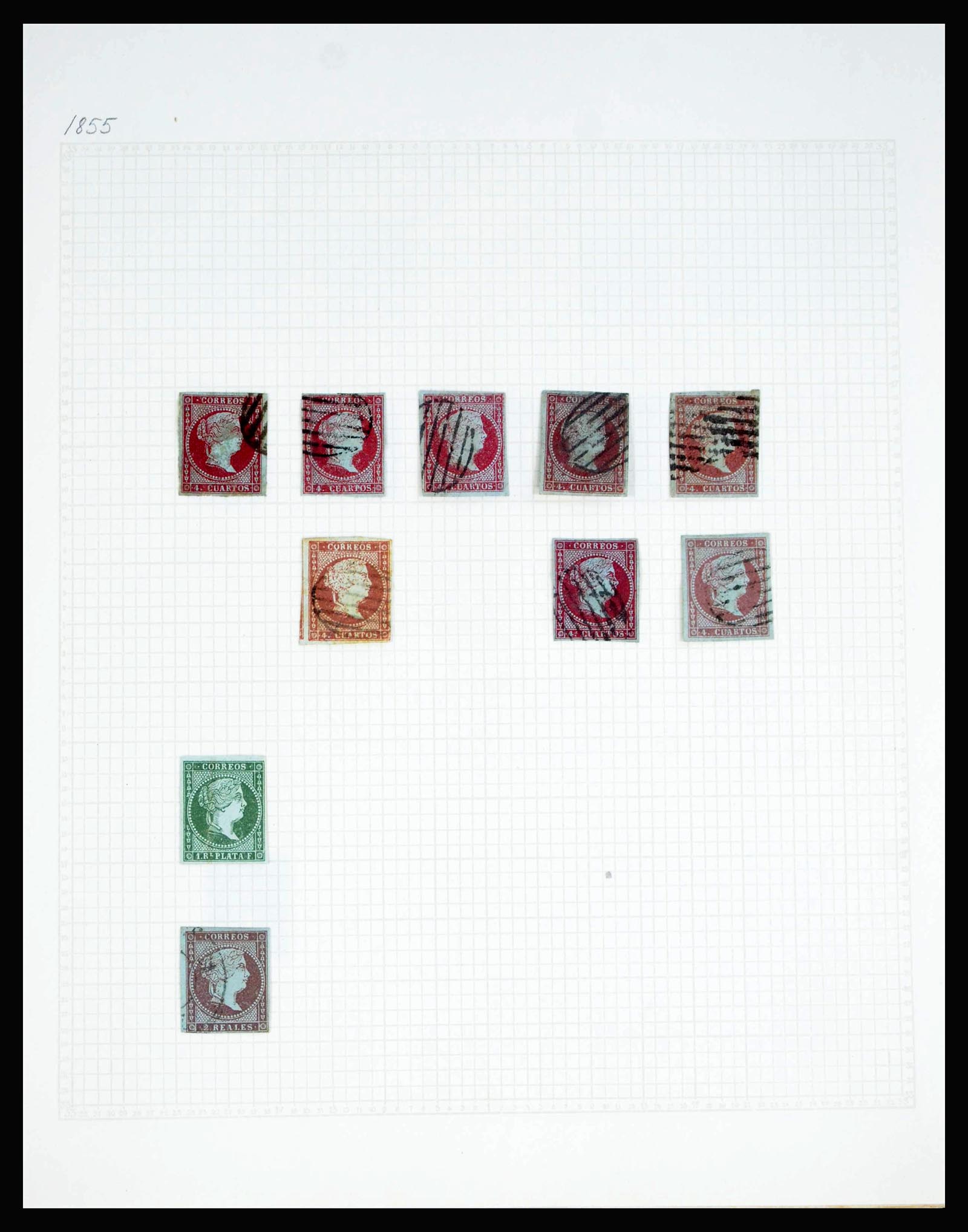 40271 0007 - Stamp collection 40271 Spain 1850-1900.