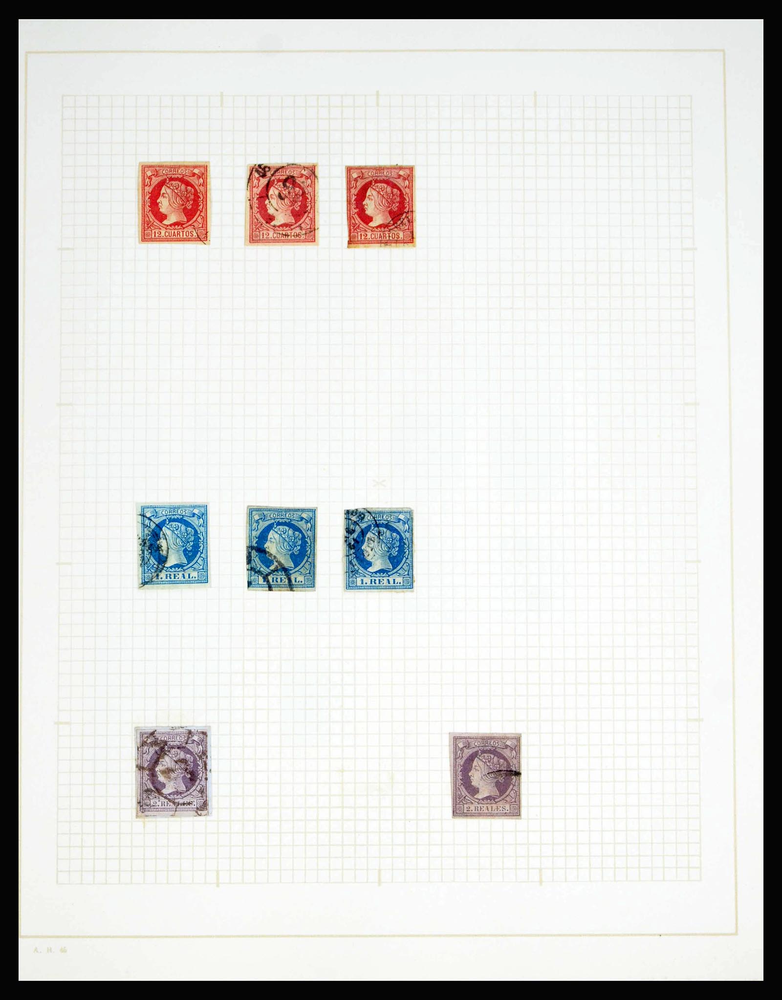 40271 0012 - Stamp collection 40271 Spain 1850-1900.