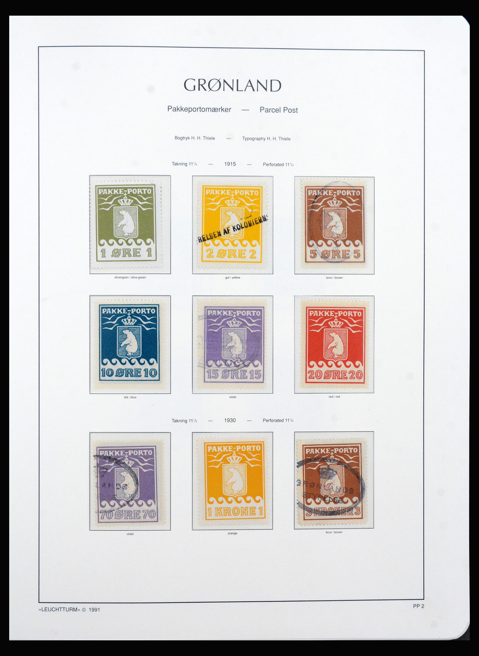 40276 0001 - Stamp collection 40276 Greenland 1905-2010.