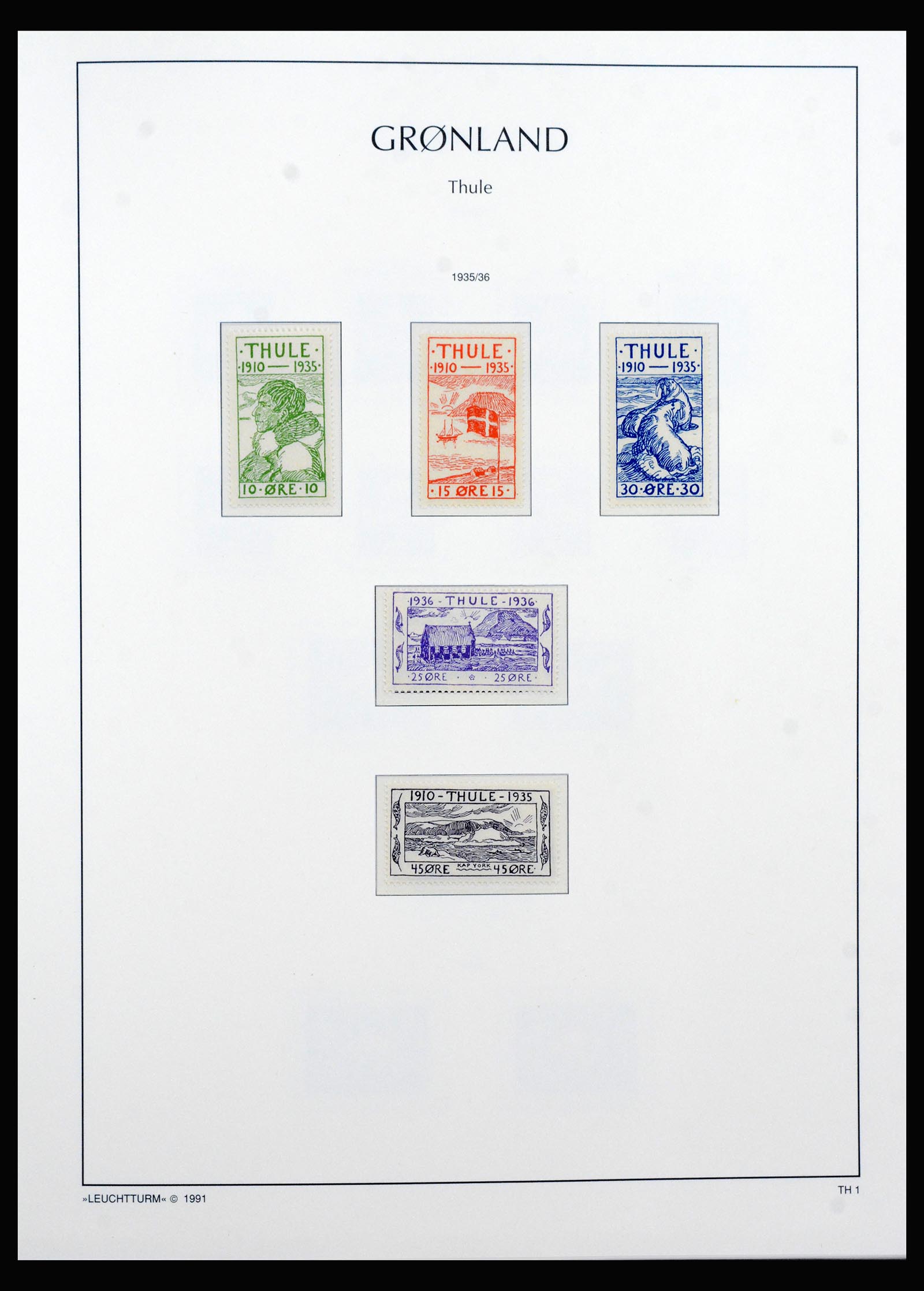 40276 0004 - Stamp collection 40276 Greenland 1905-2010.