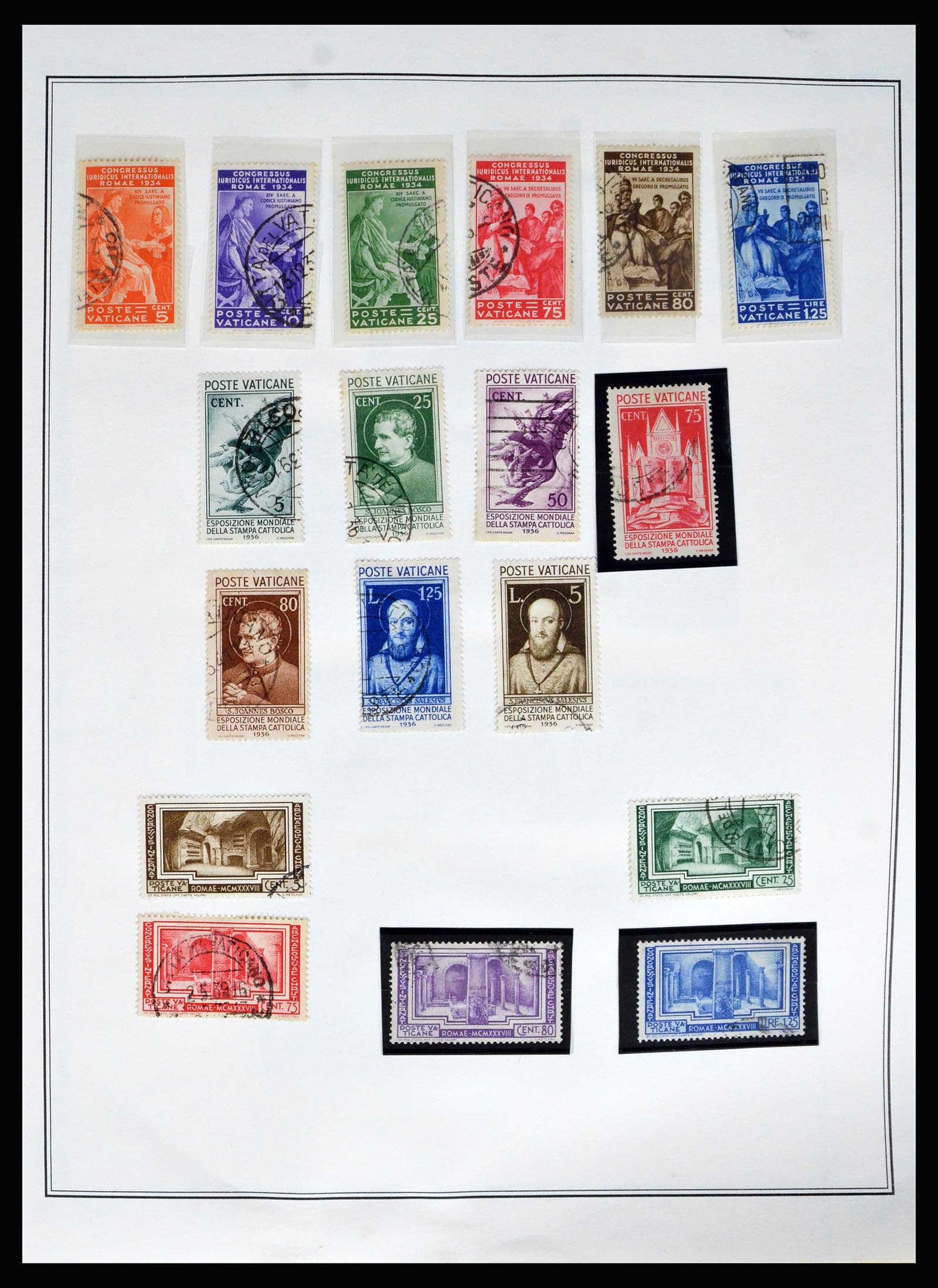 40341 0005 - Stamp collection 40341 Vatican 1929-2007.