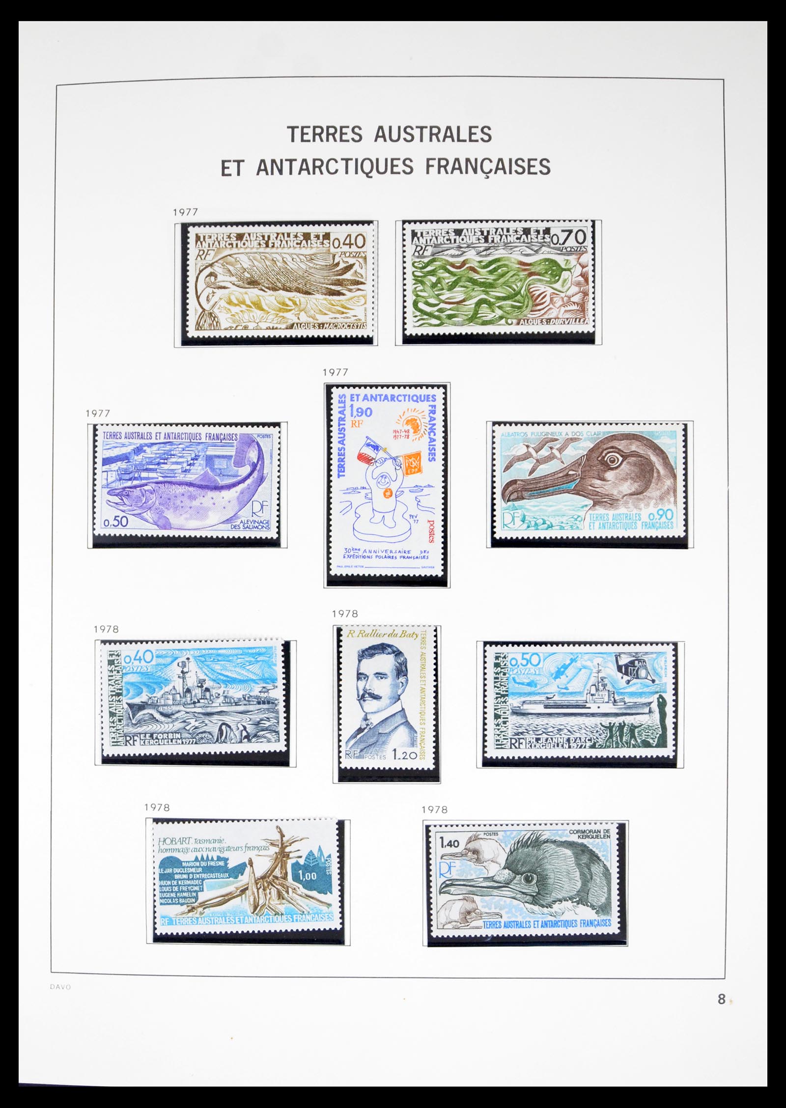 40389 0008 - Postzegel verzameling 40389 Frans Antarctica 1955-2023!