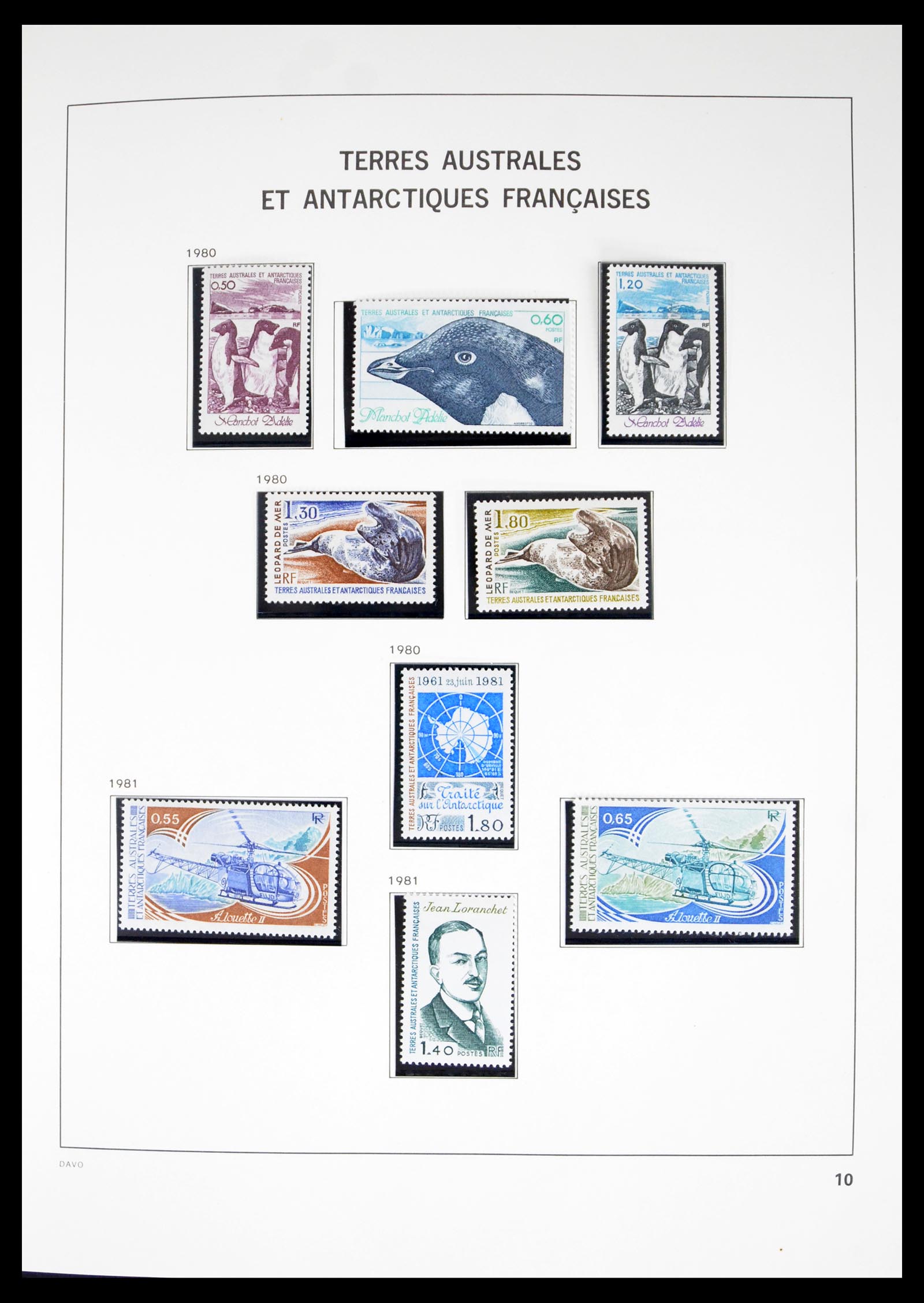 40389 0010 - Postzegel verzameling 40389 Frans Antarctica 1955-2023!