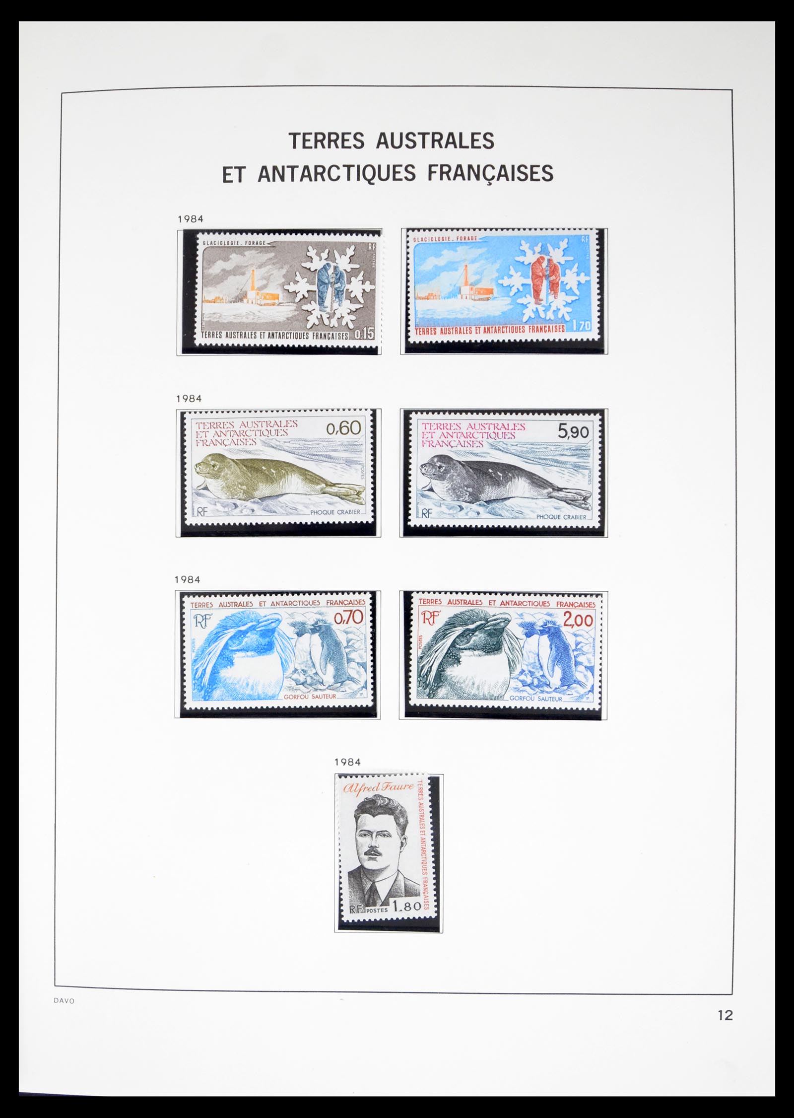 40389 0012 - Postzegel verzameling 40389 Frans Antarctica 1955-2023!