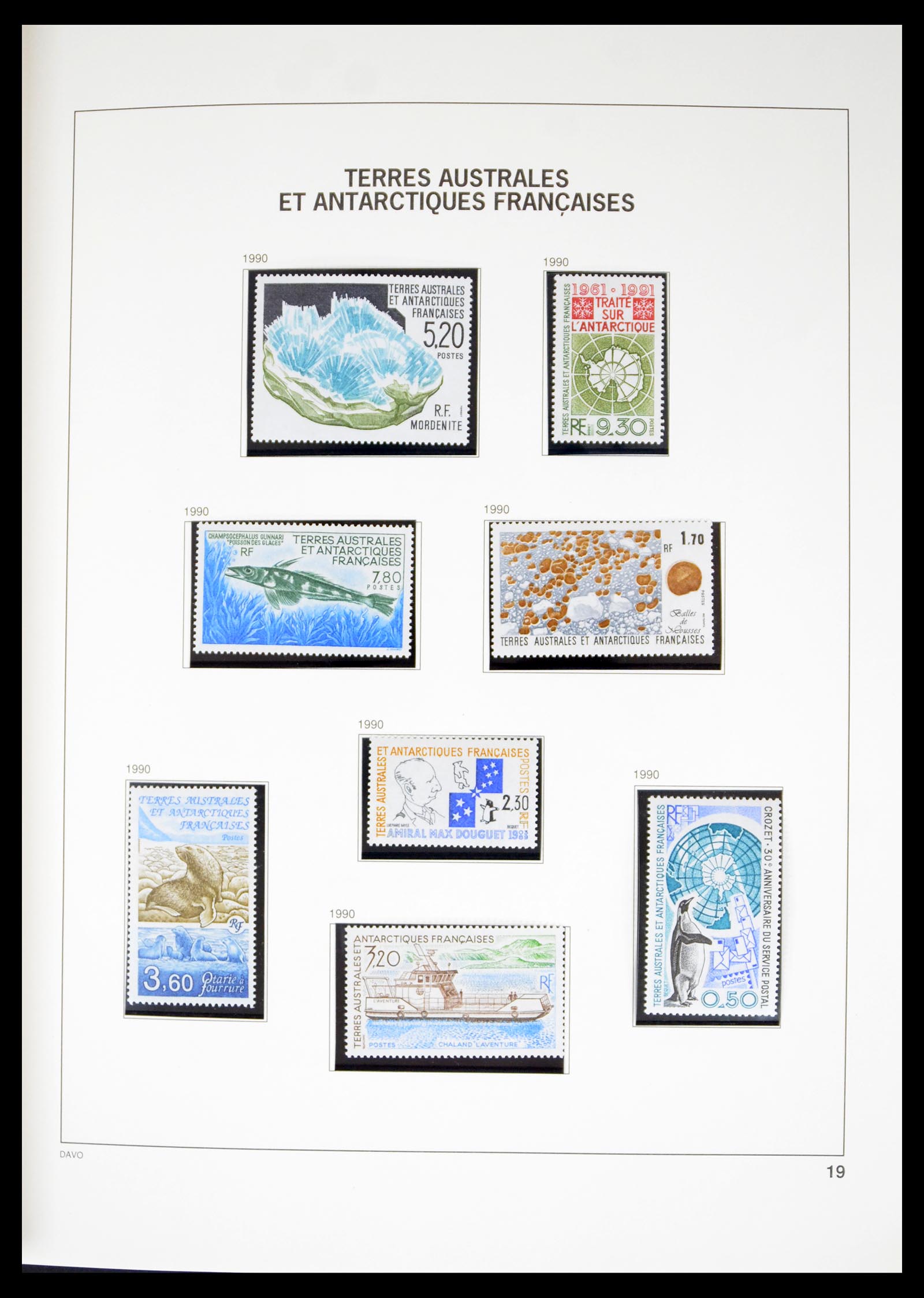 40389 0019 - Postzegel verzameling 40389 Frans Antarctica 1955-2023!