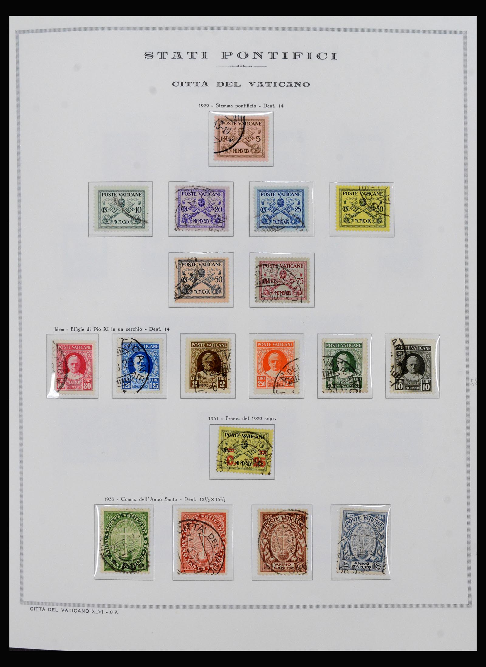 40390 0002 - Stamp collection 40390 Vartican 1929-1958.