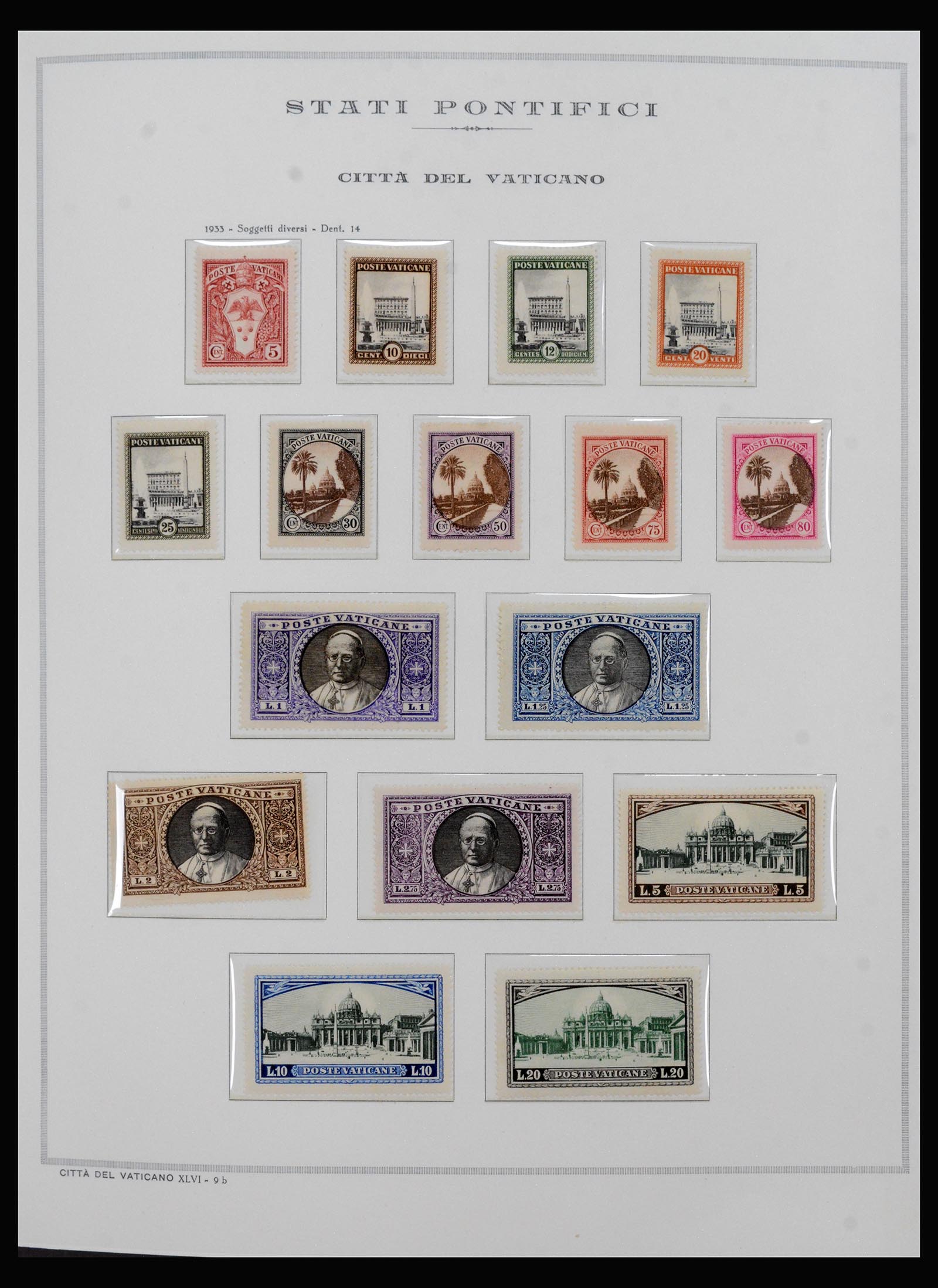 40390 0003 - Stamp collection 40390 Vartican 1929-1958.