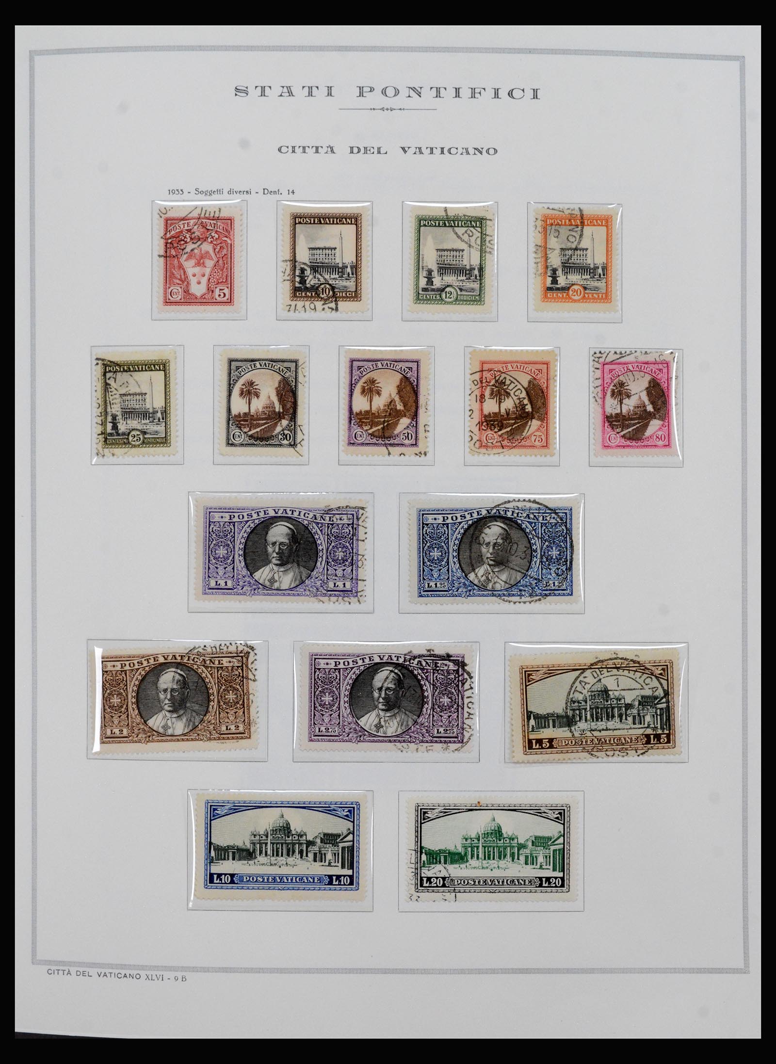 40390 0004 - Stamp collection 40390 Vartican 1929-1958.