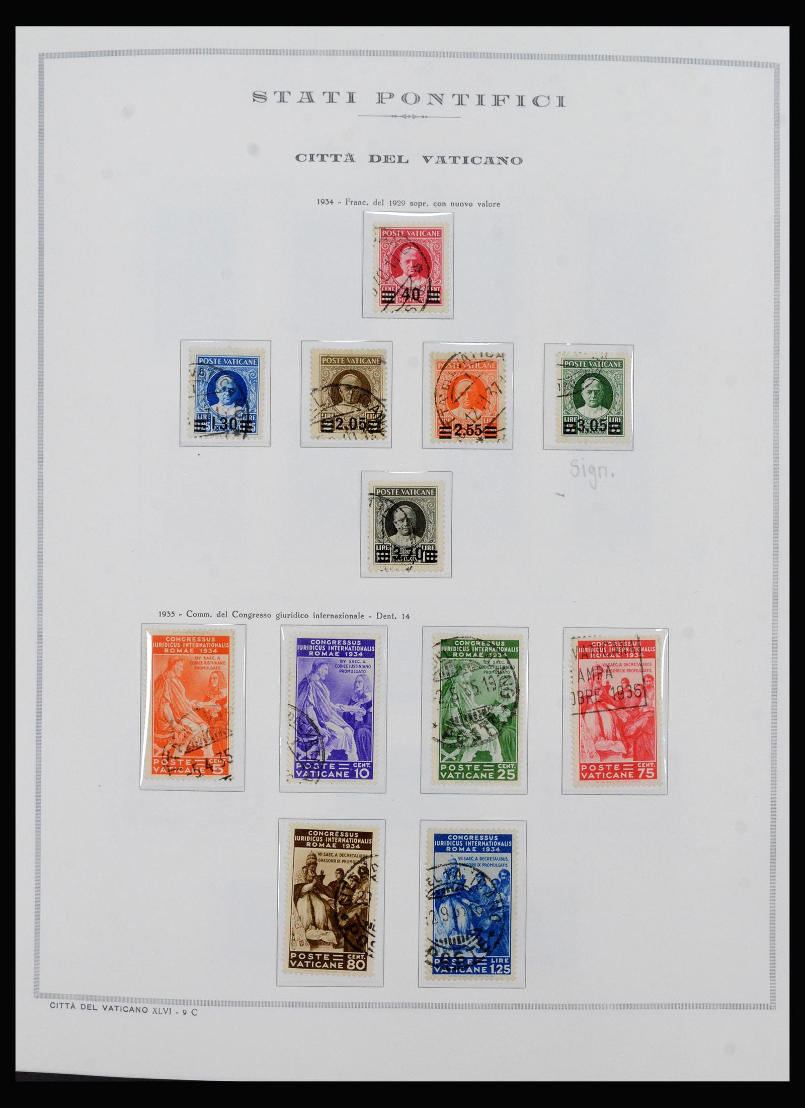 40390 0006 - Stamp collection 40390 Vartican 1929-1958.