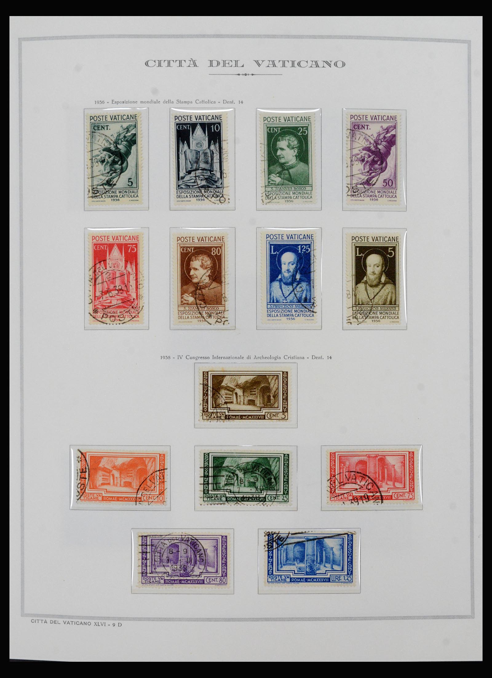 40390 0009 - Stamp collection 40390 Vartican 1929-1958.