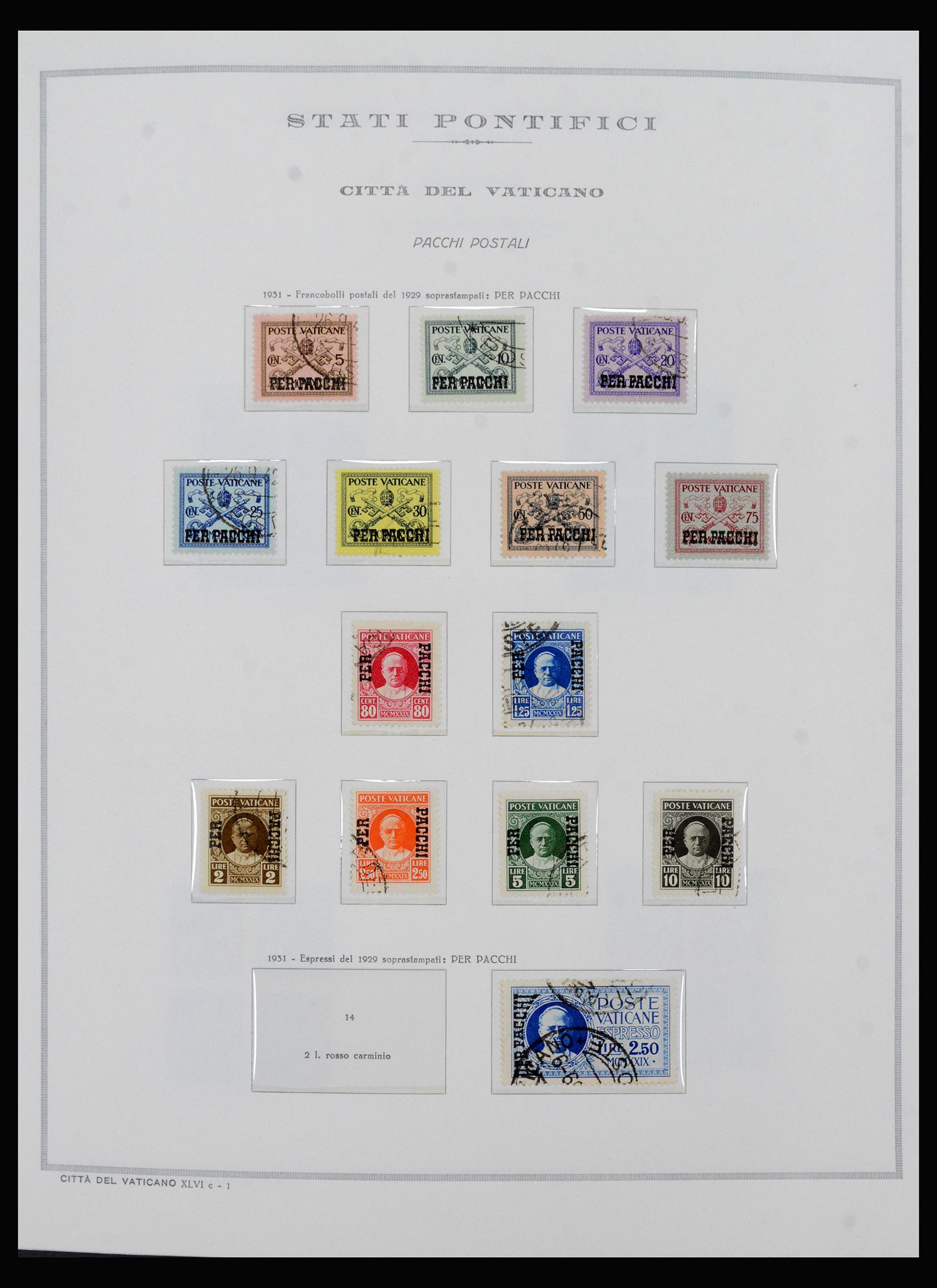 40390 0013 - Stamp collection 40390 Vartican 1929-1958.