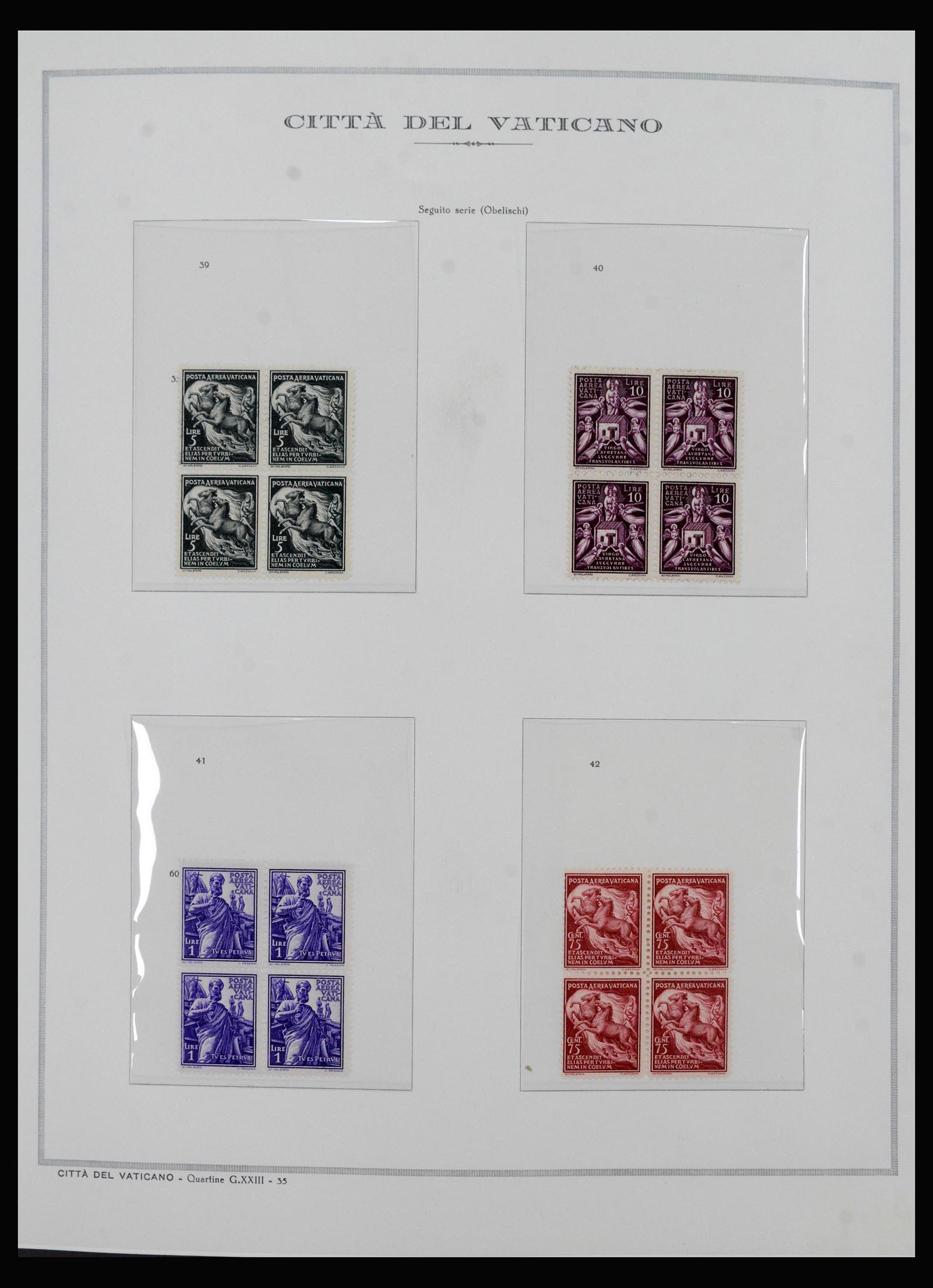 40390 0015 - Stamp collection 40390 Vartican 1929-1958.