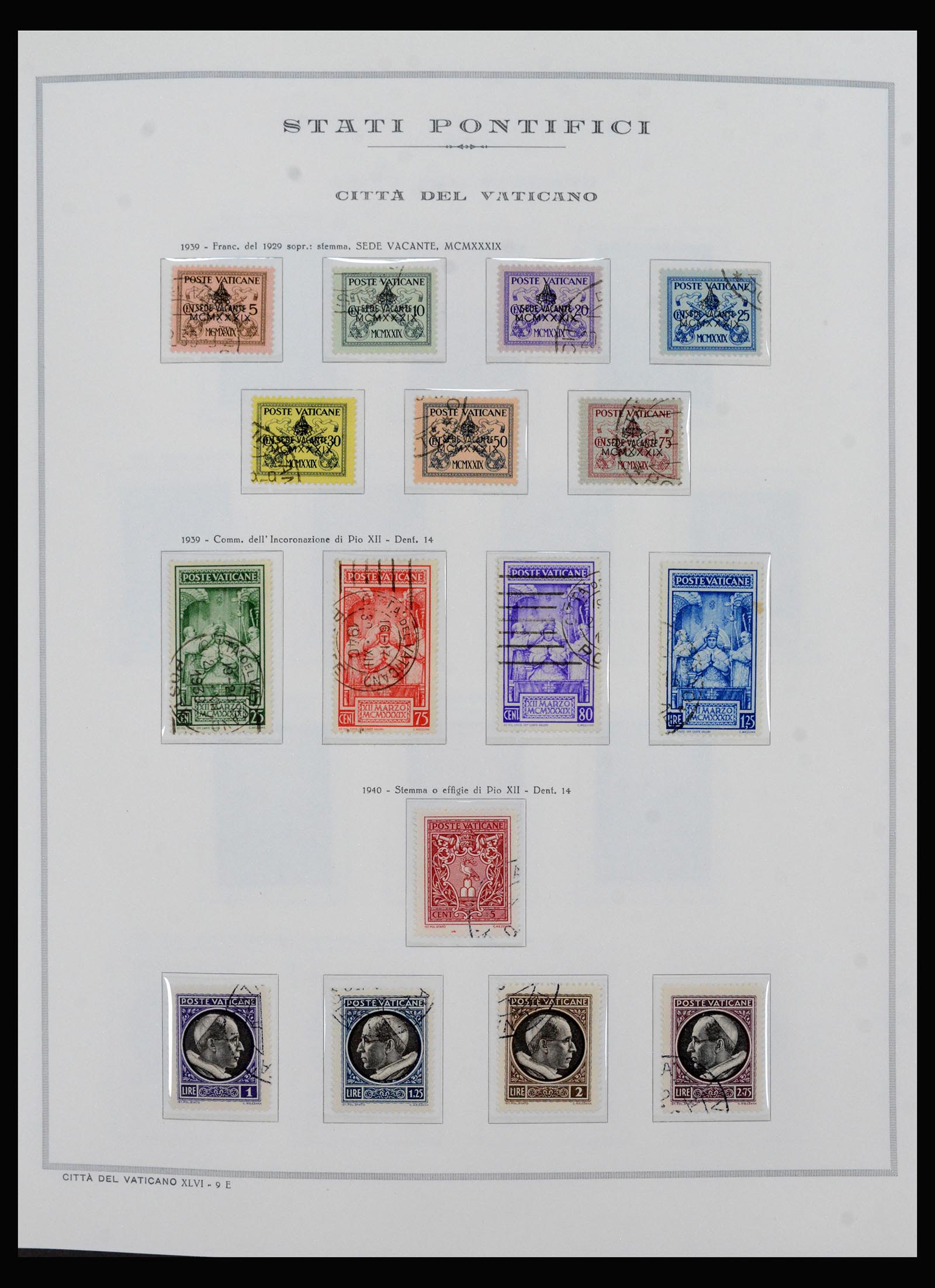 40390 0017 - Stamp collection 40390 Vartican 1929-1958.