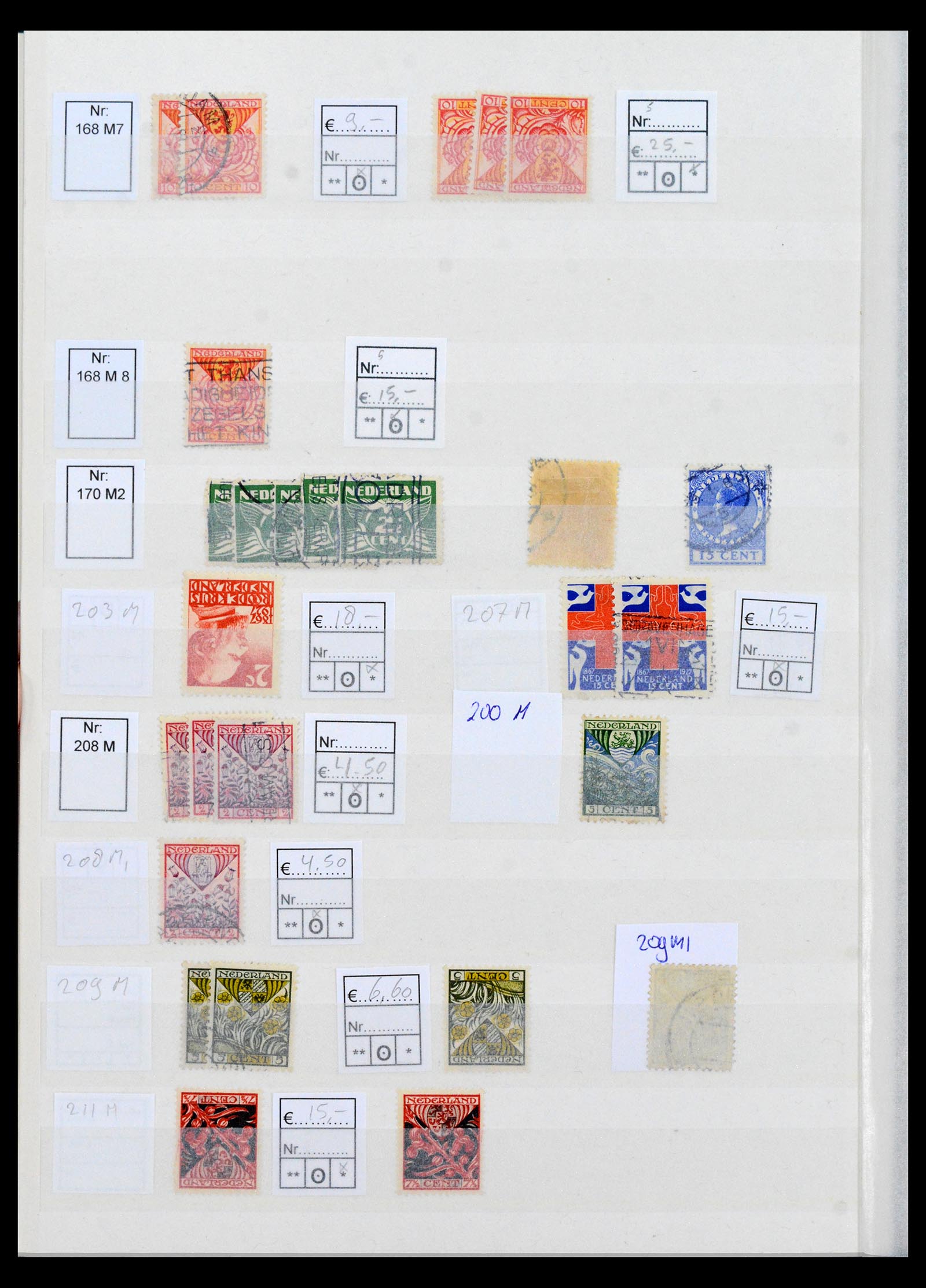 40397 0012 - Stamp collection 40397 Netherlands plateflaws 1867-2007.