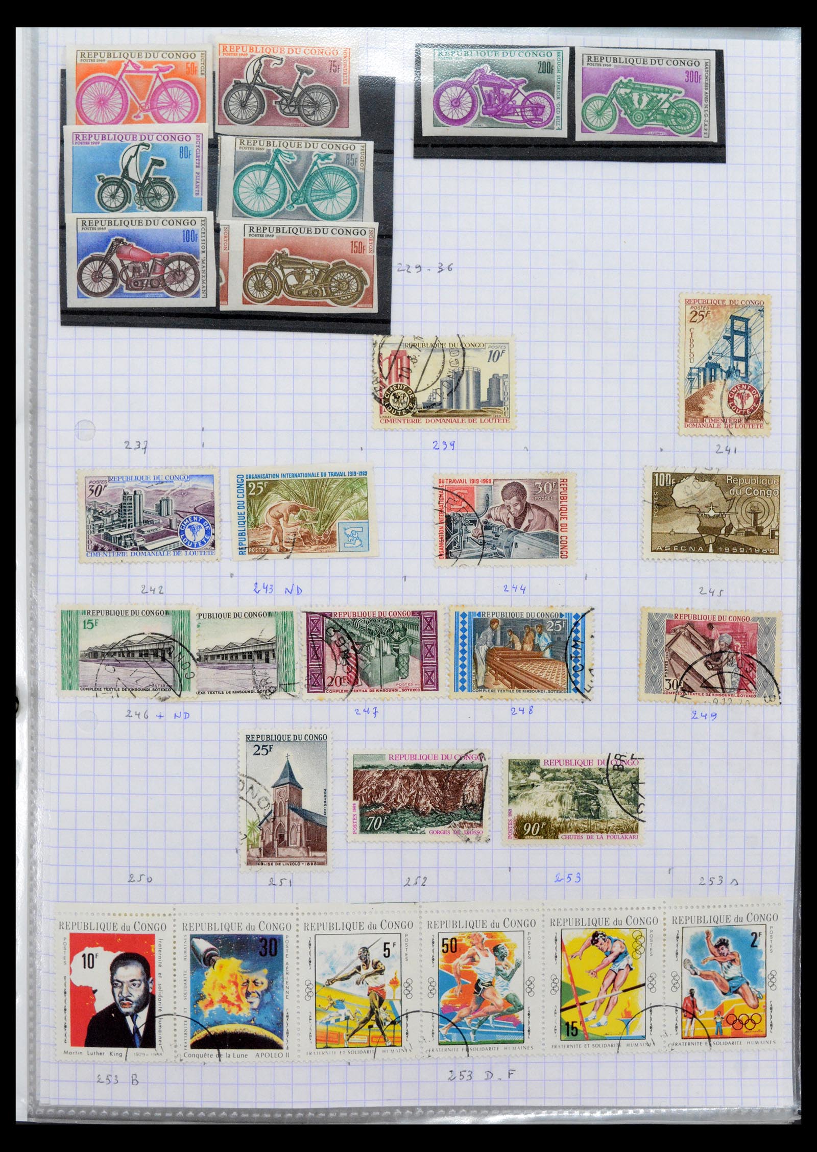 40423 0008 - Stamp collection 40423 French colonies 1880-1980.