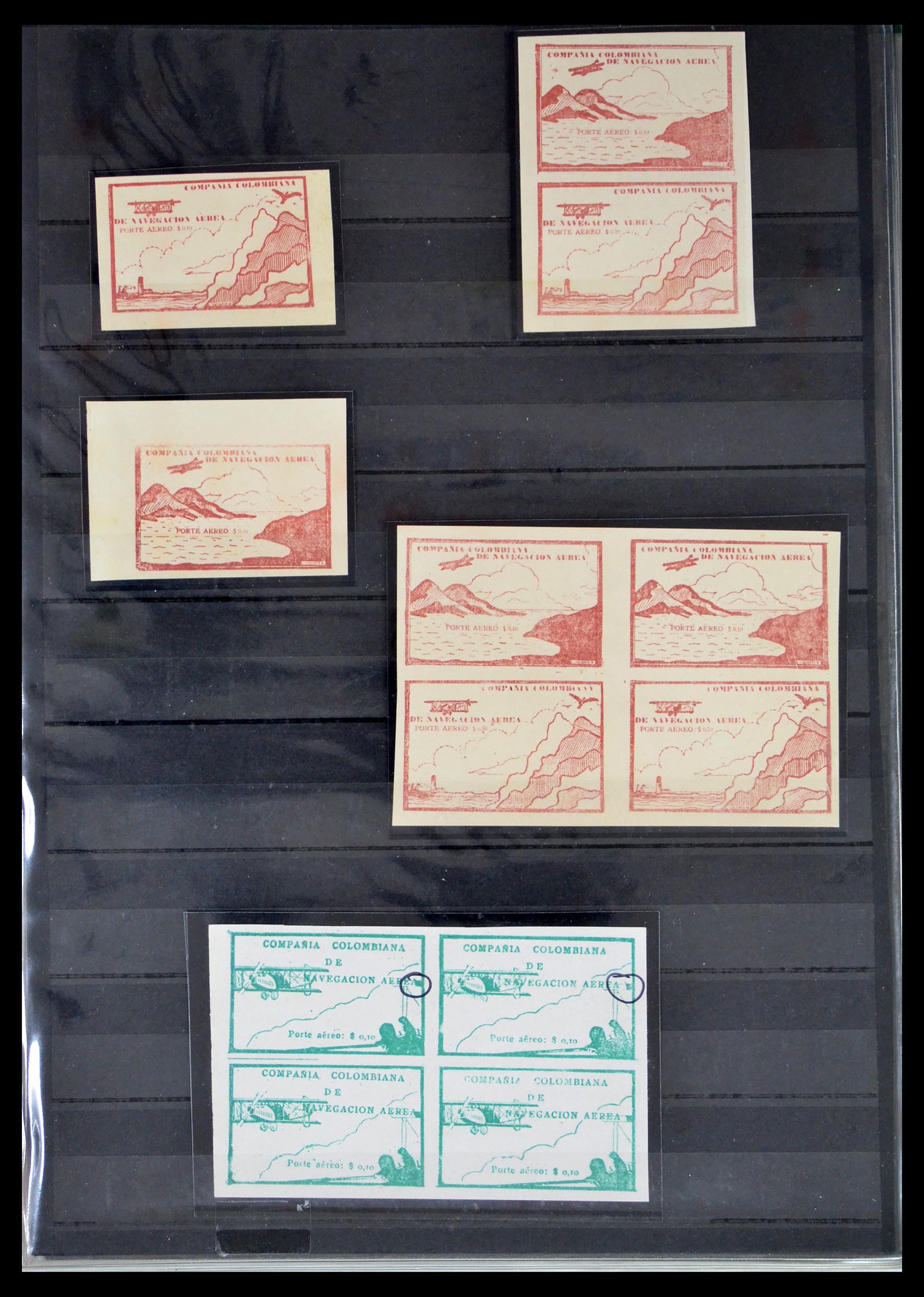 40446 0001 - Stamp collection 40446 Scadta 1920-1929.