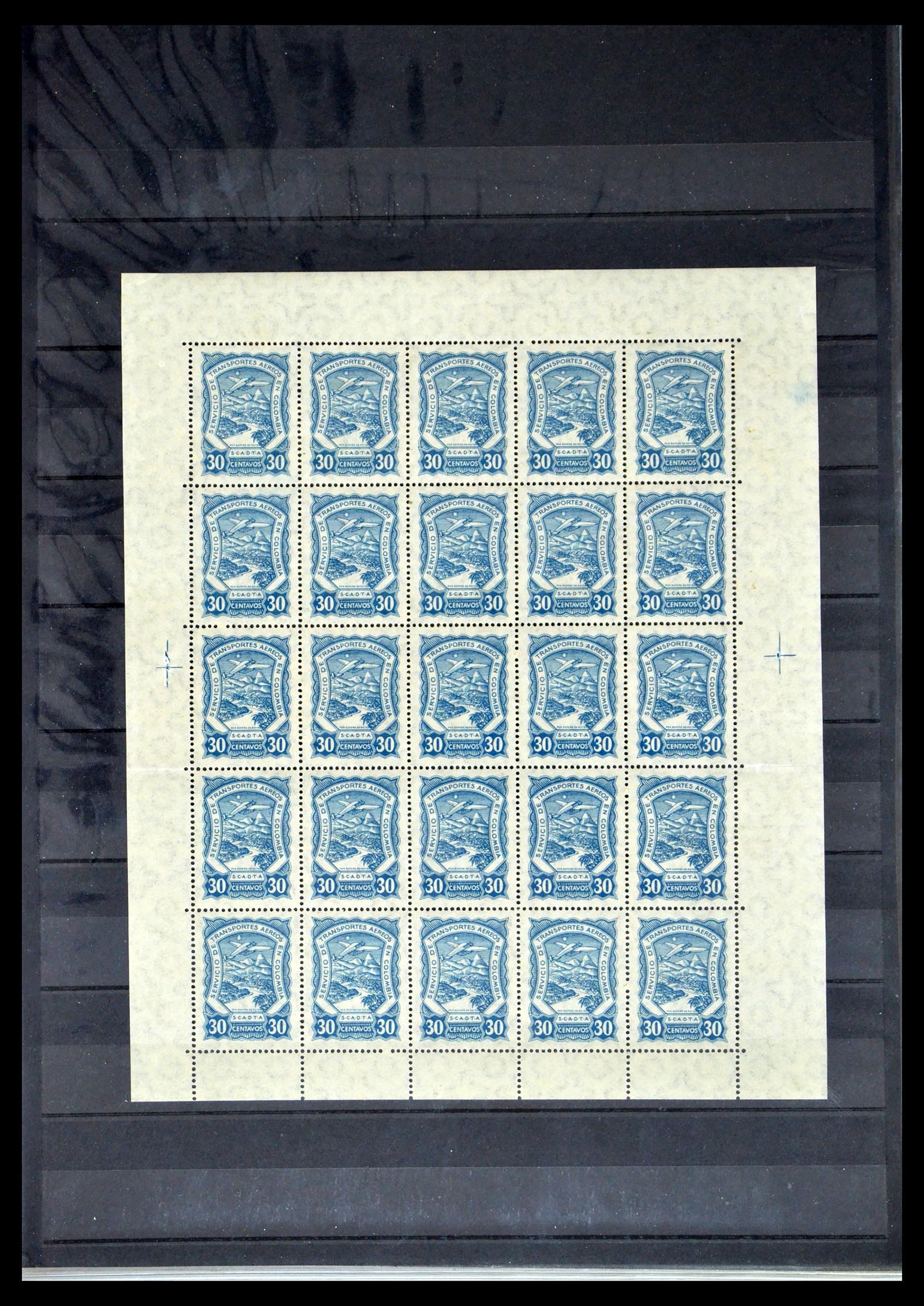 40446 0005 - Stamp collection 40446 Scadta 1920-1929.