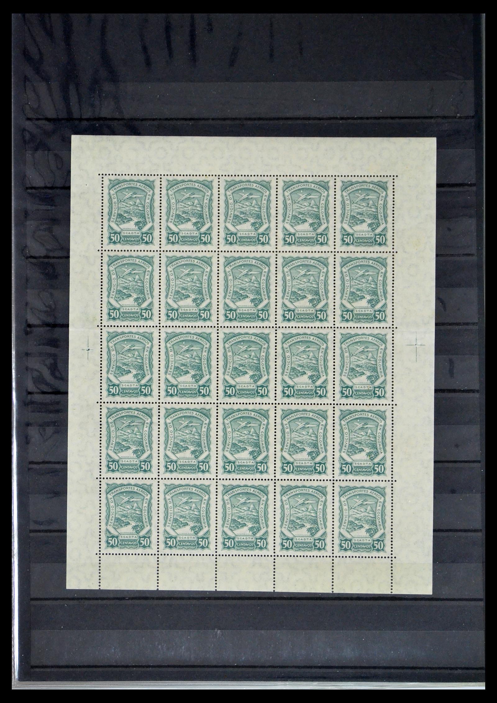 40446 0007 - Stamp collection 40446 Scadta 1920-1929.