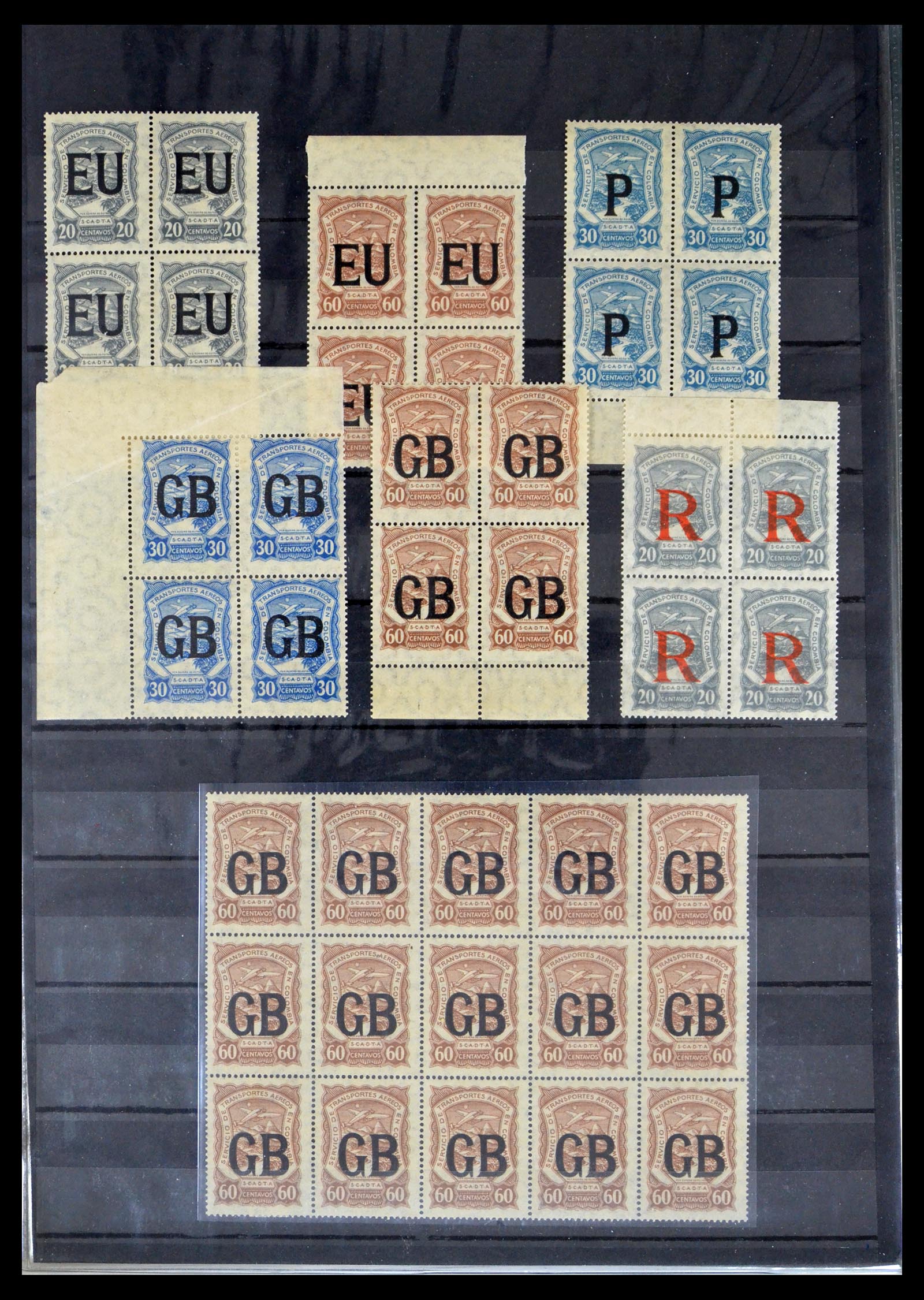 40446 0012 - Stamp collection 40446 Scadta 1920-1929.