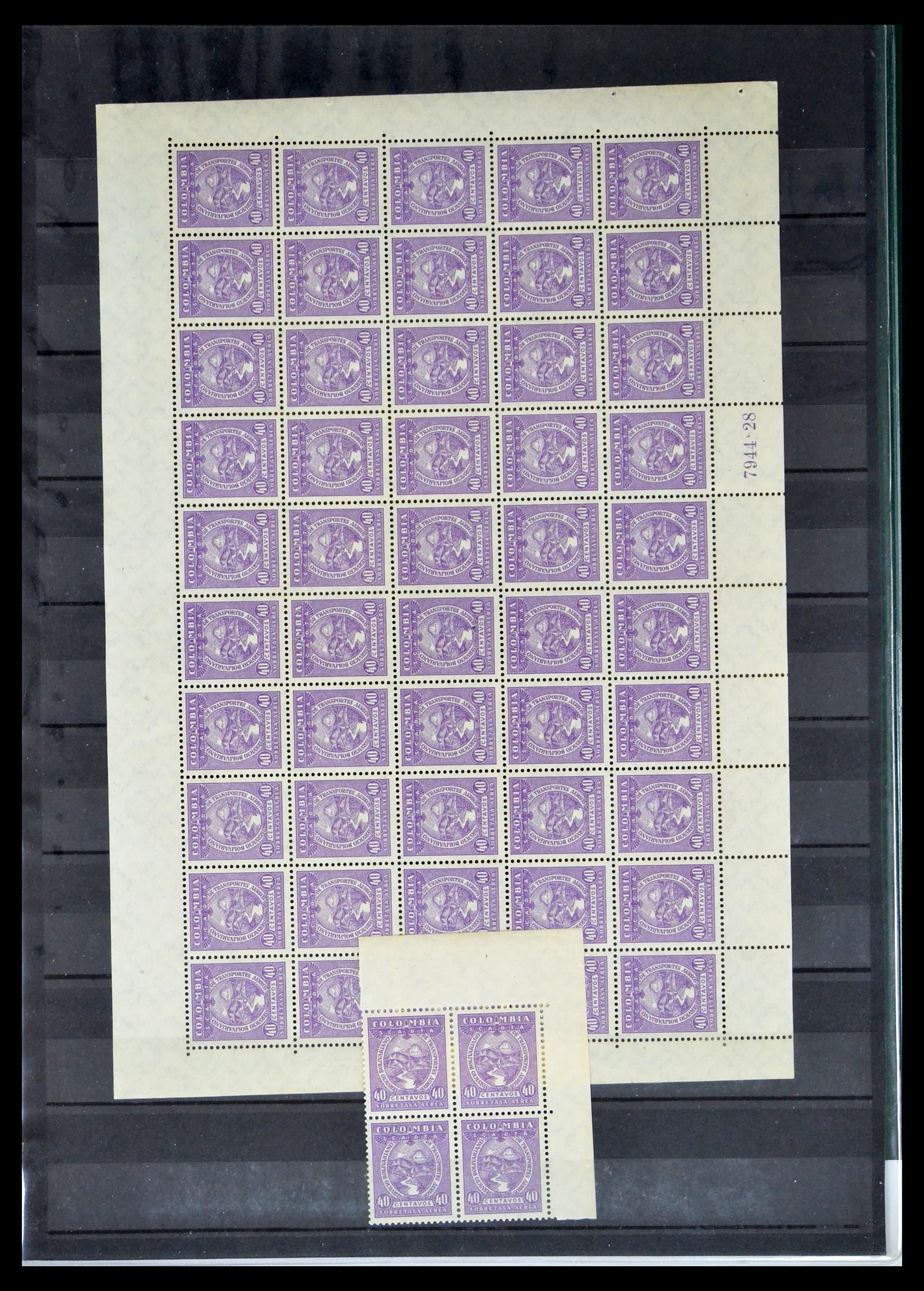 40446 0017 - Stamp collection 40446 Scadta 1920-1929.