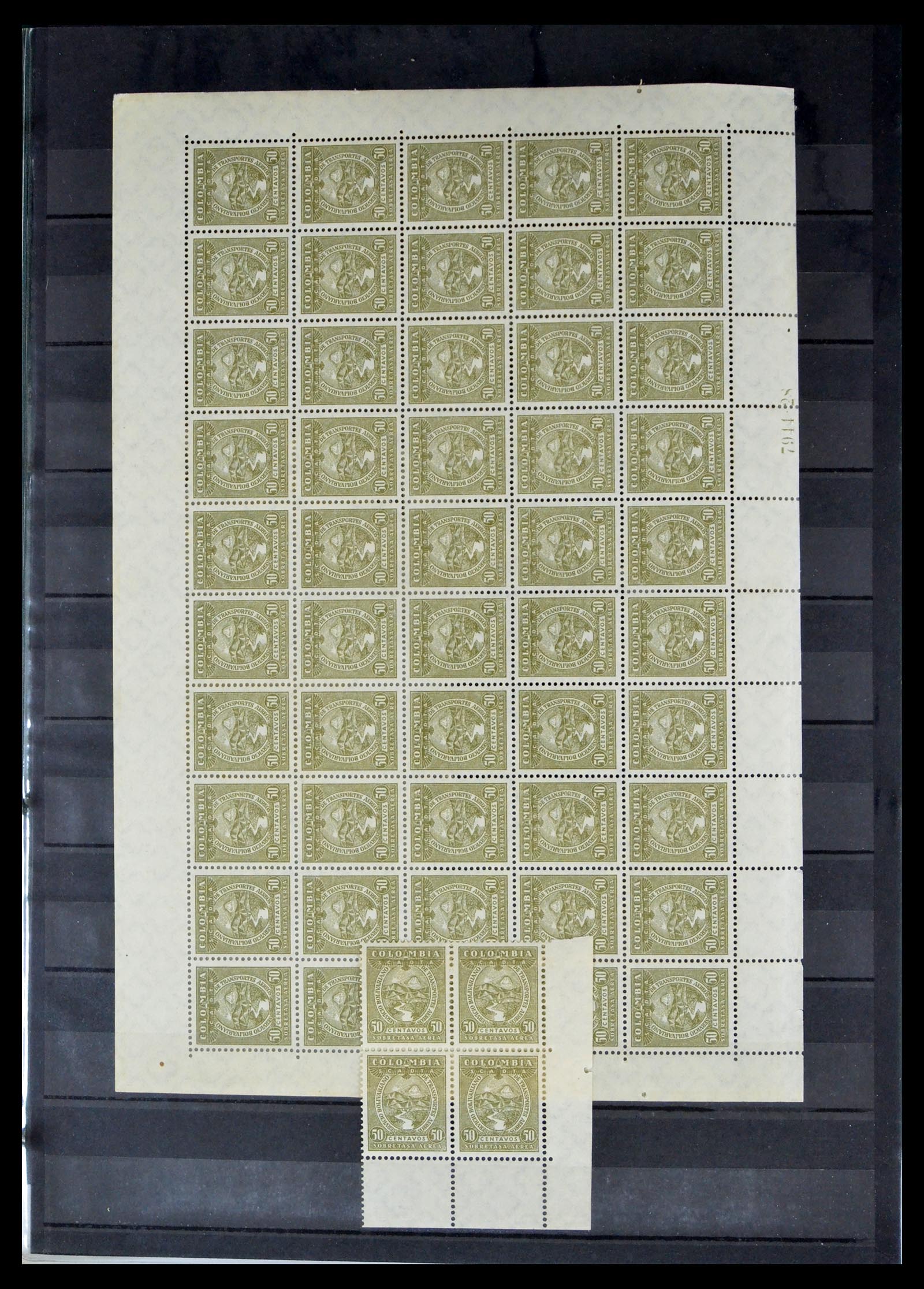 40446 0018 - Stamp collection 40446 Scadta 1920-1929.