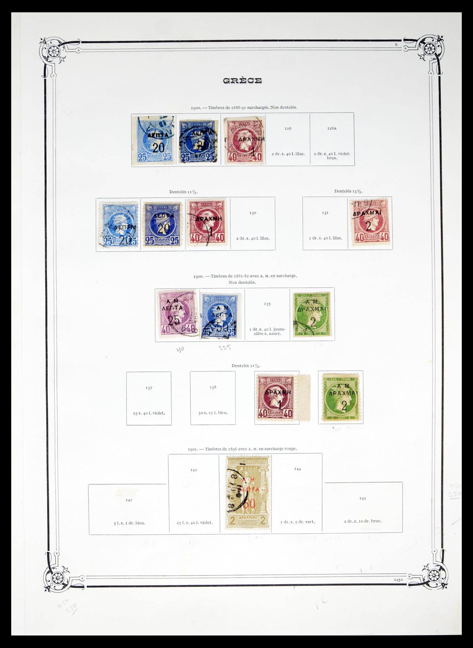 40481 0005 - Stamp collection 40481 Greece 1861-1960.