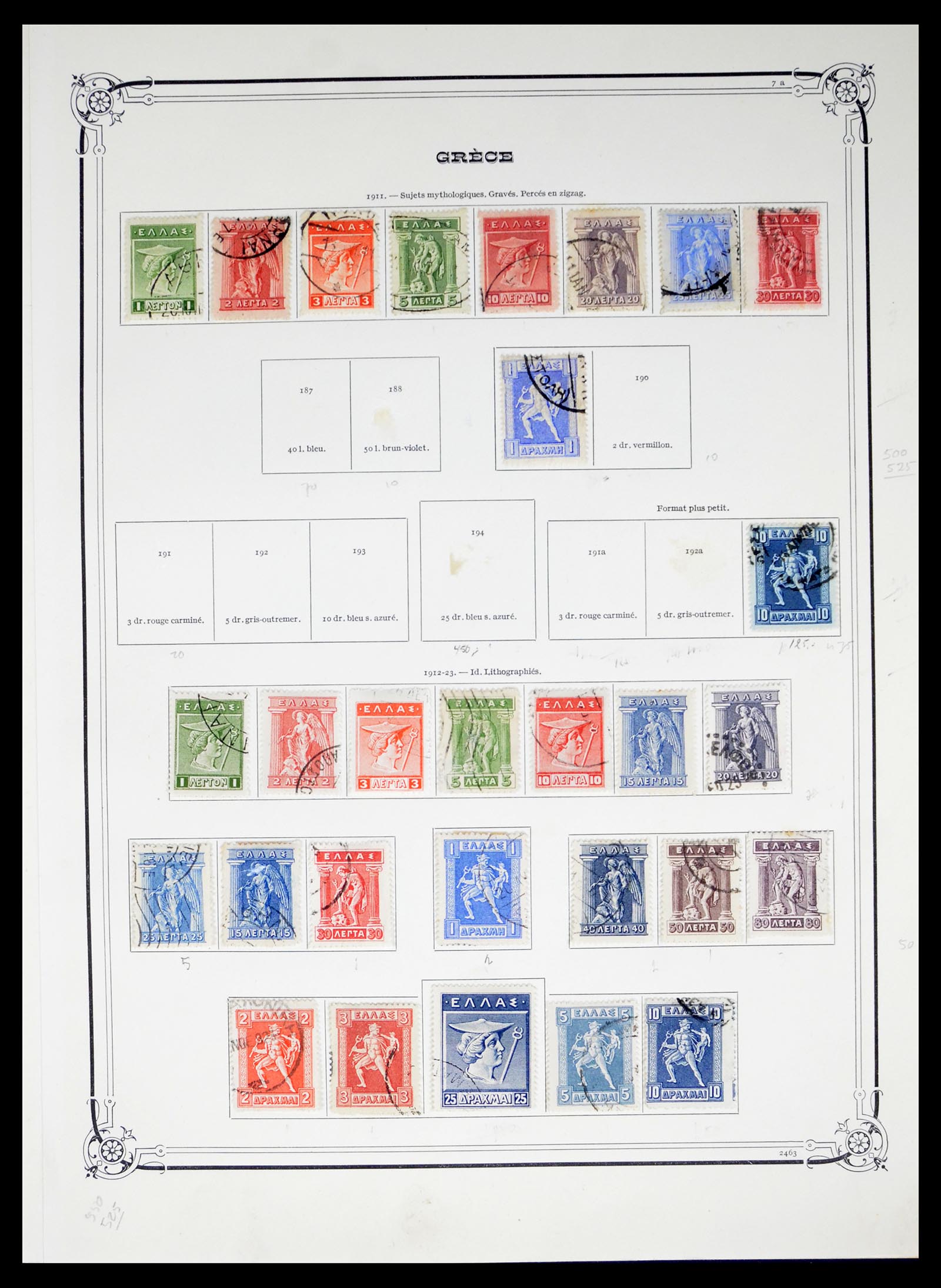 40481 0007 - Stamp collection 40481 Greece 1861-1960.