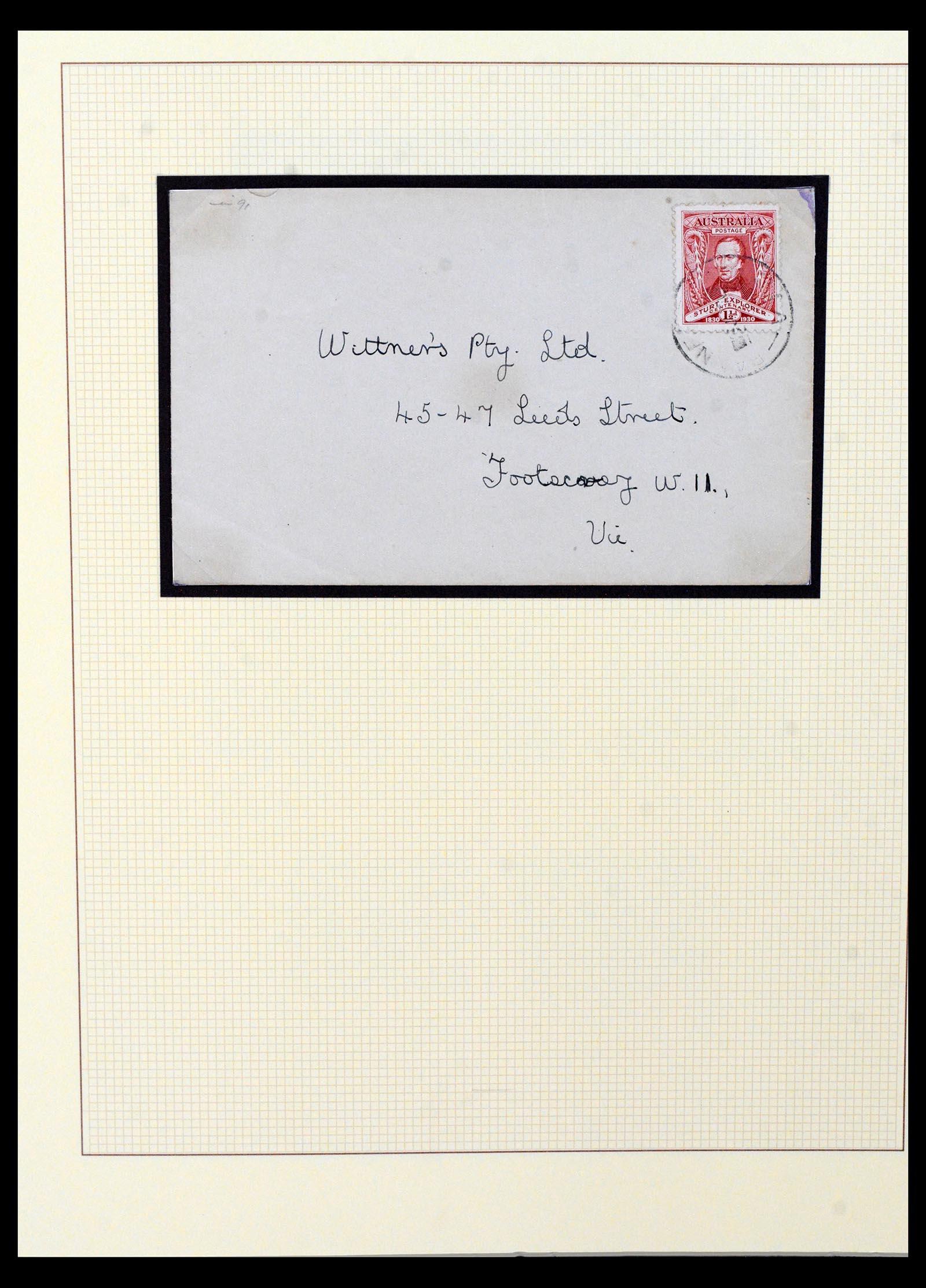 40489 0012 - Stamp collection 40489 Australia 1913-1974.