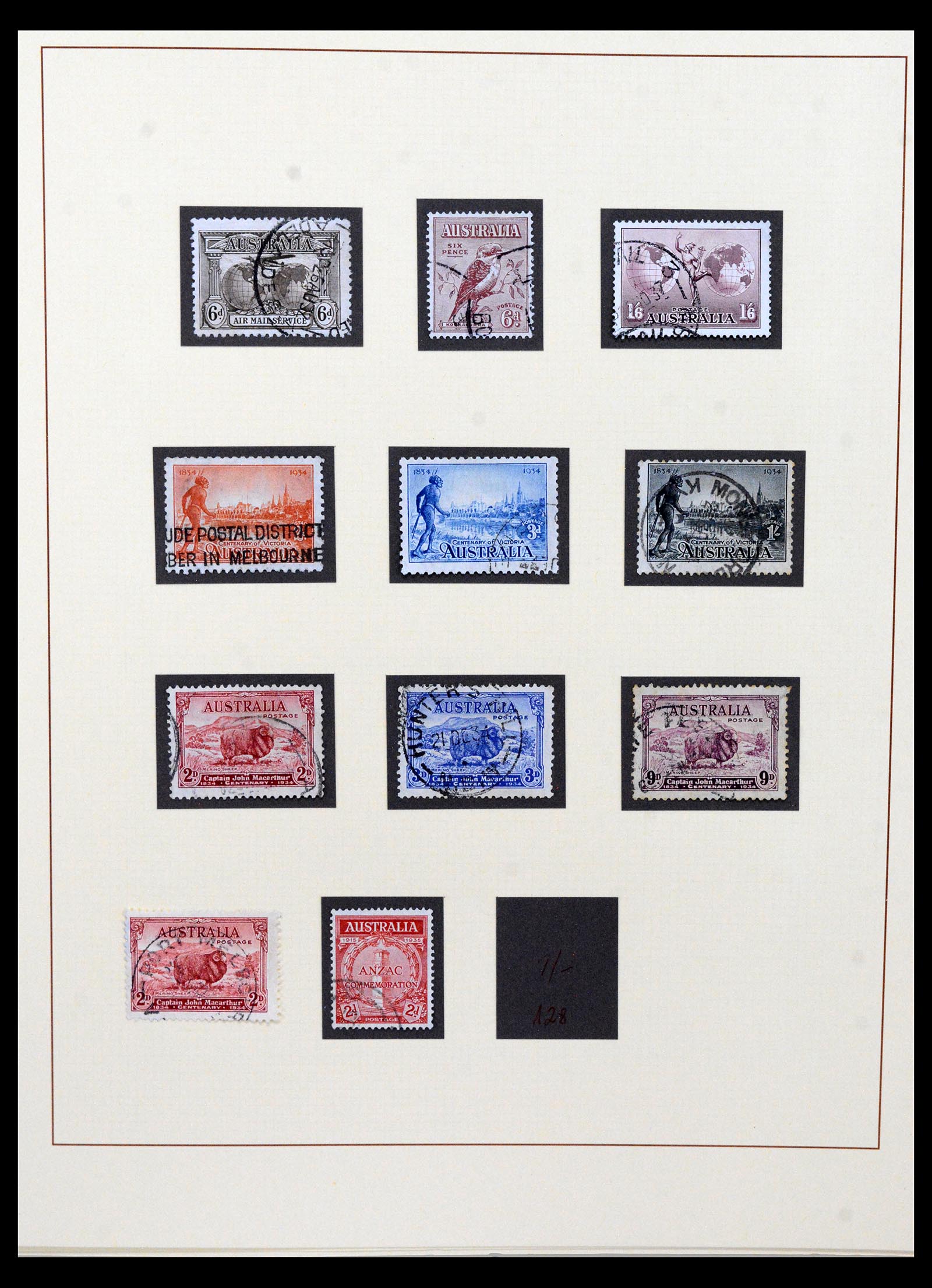 40489 0017 - Stamp collection 40489 Australia 1913-1974.