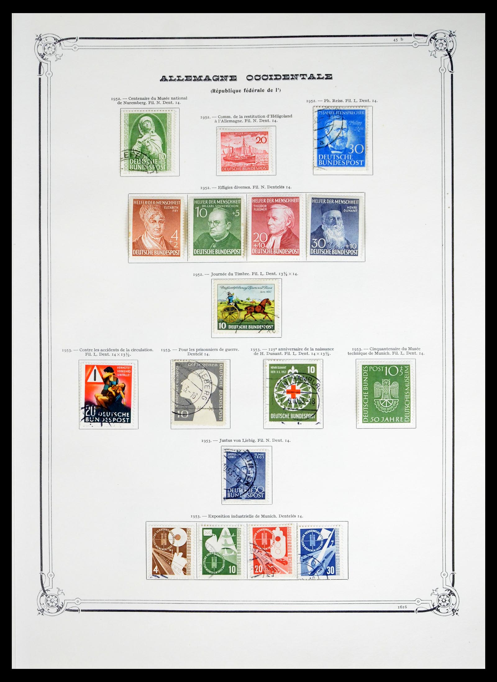 40516 0013 - Postzegel verzameling 40516 Duitsland compleet 1945-1990.