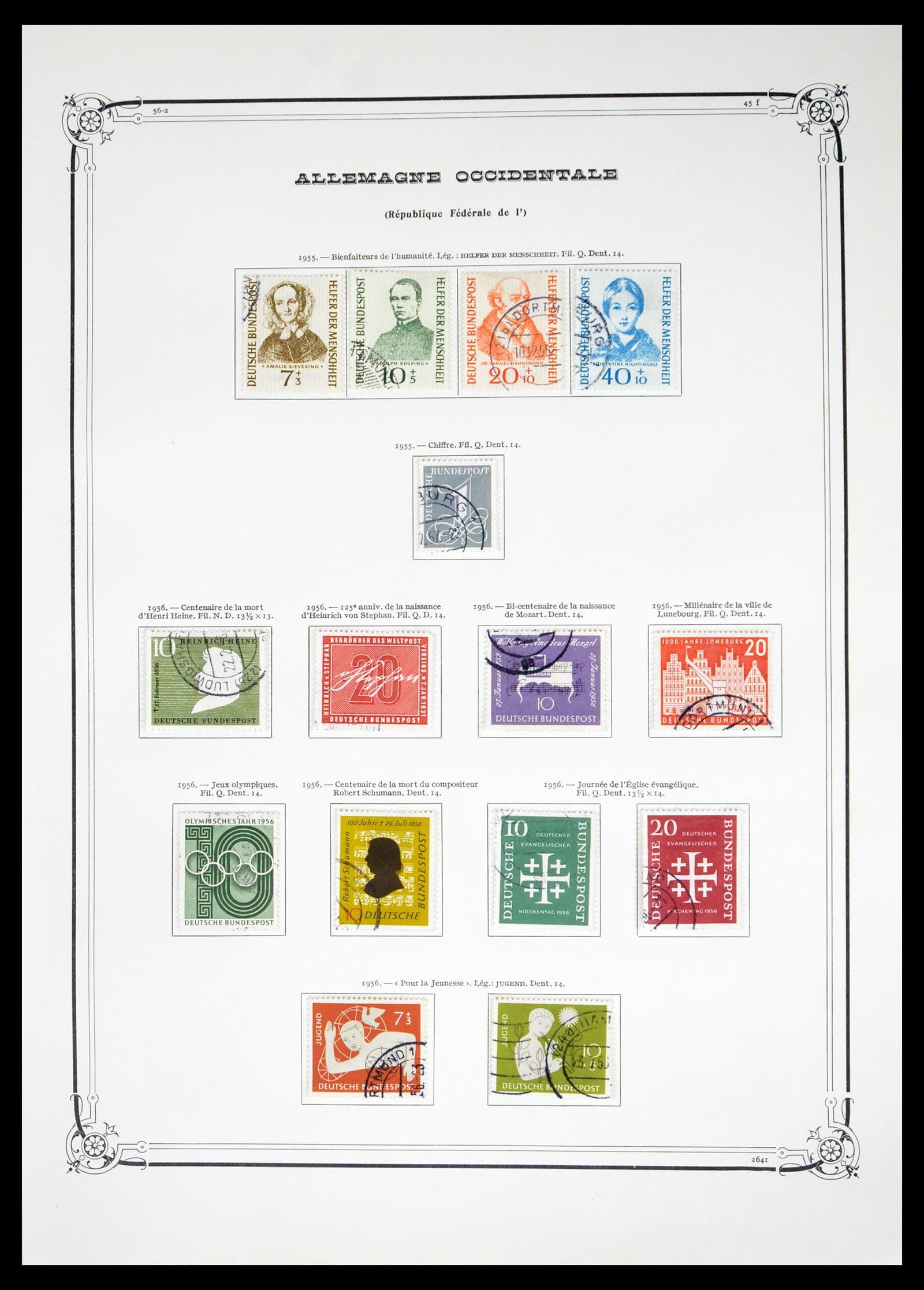 40516 0017 - Postzegel verzameling 40516 Duitsland compleet 1945-1990.