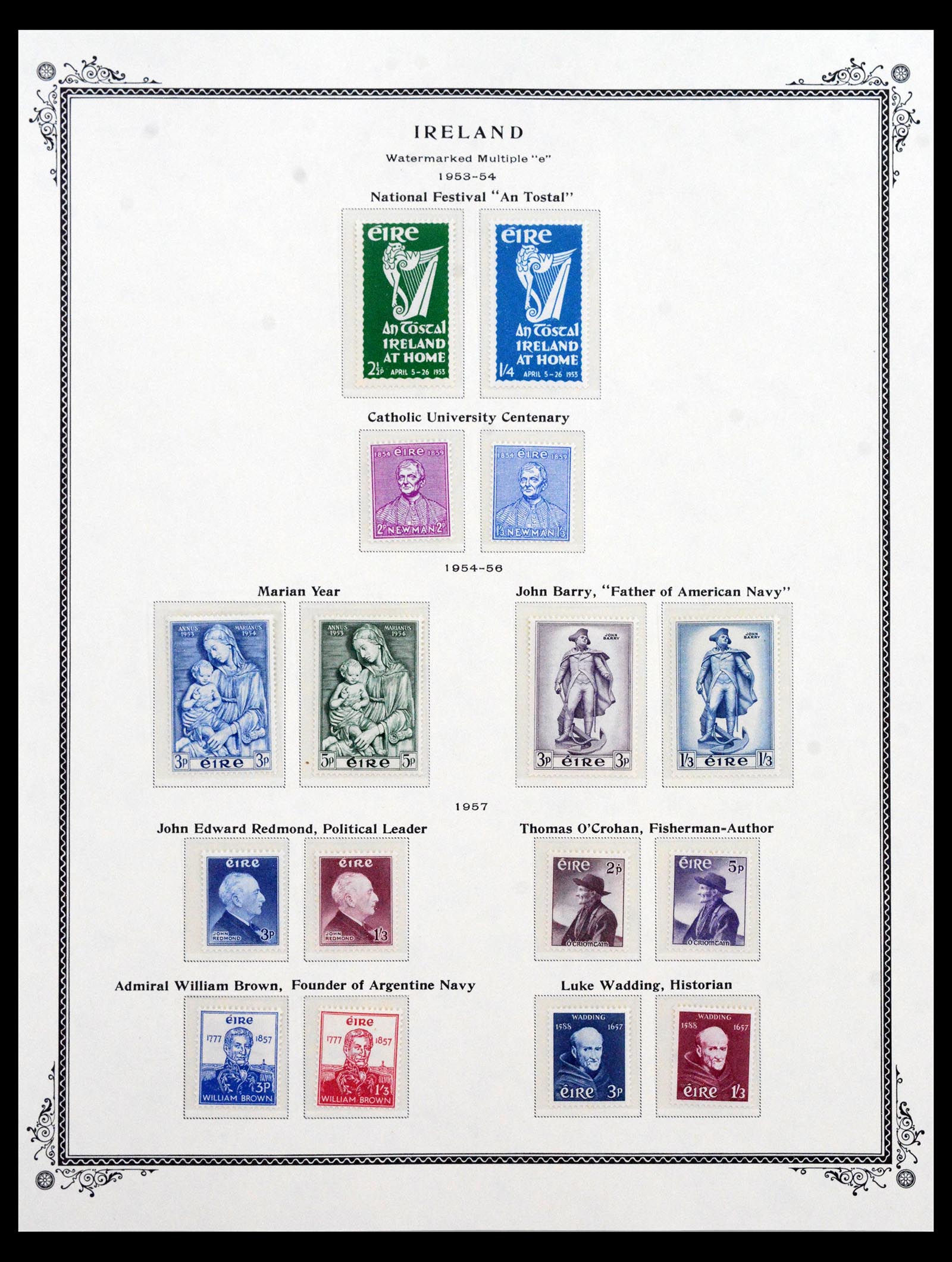 40542 0001 - Stamp collection 40542 Ireland complete 1953-2008.