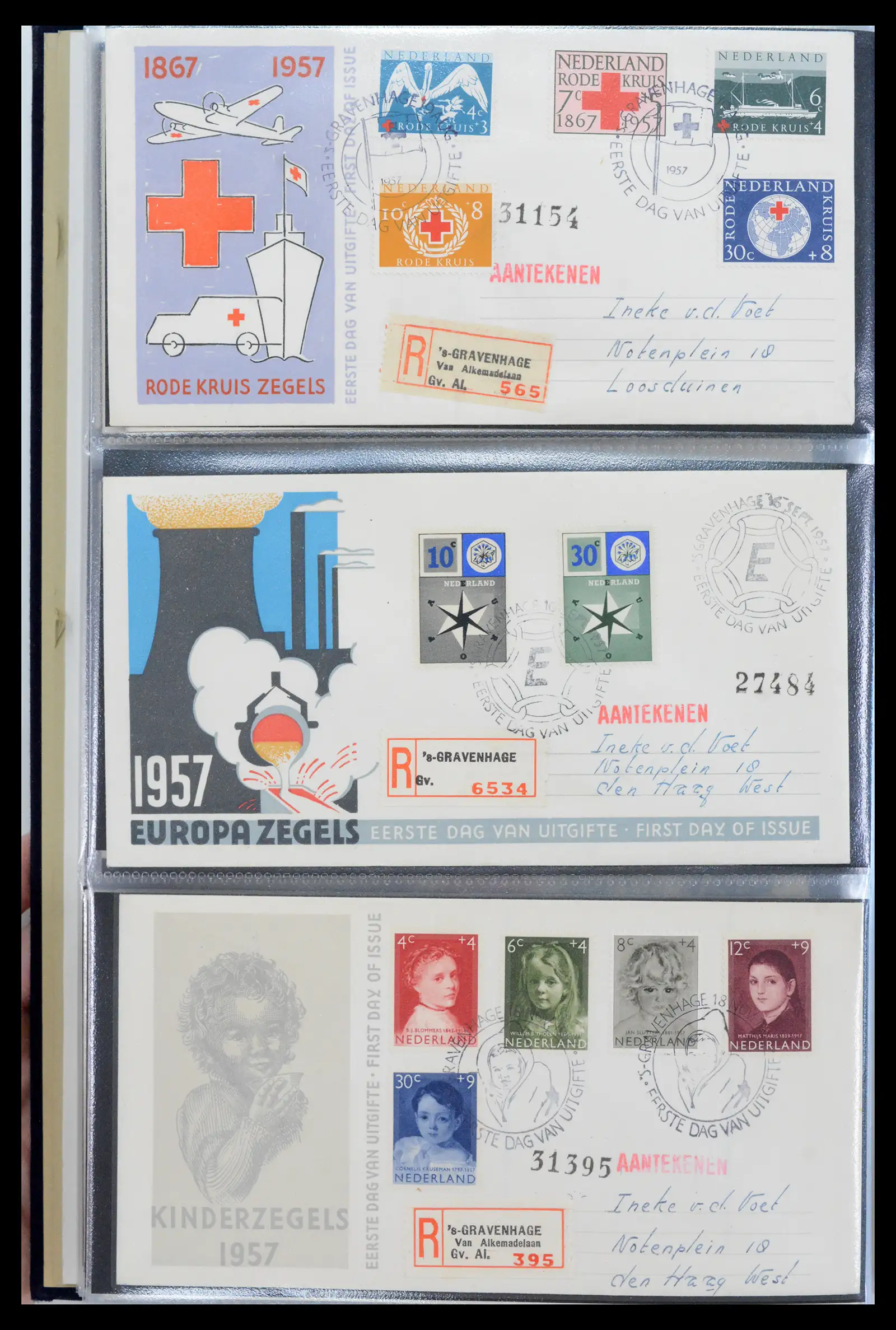 40547 0011 - Stamp collection 40547 Netherlands and territories FDC's 1948-1965.