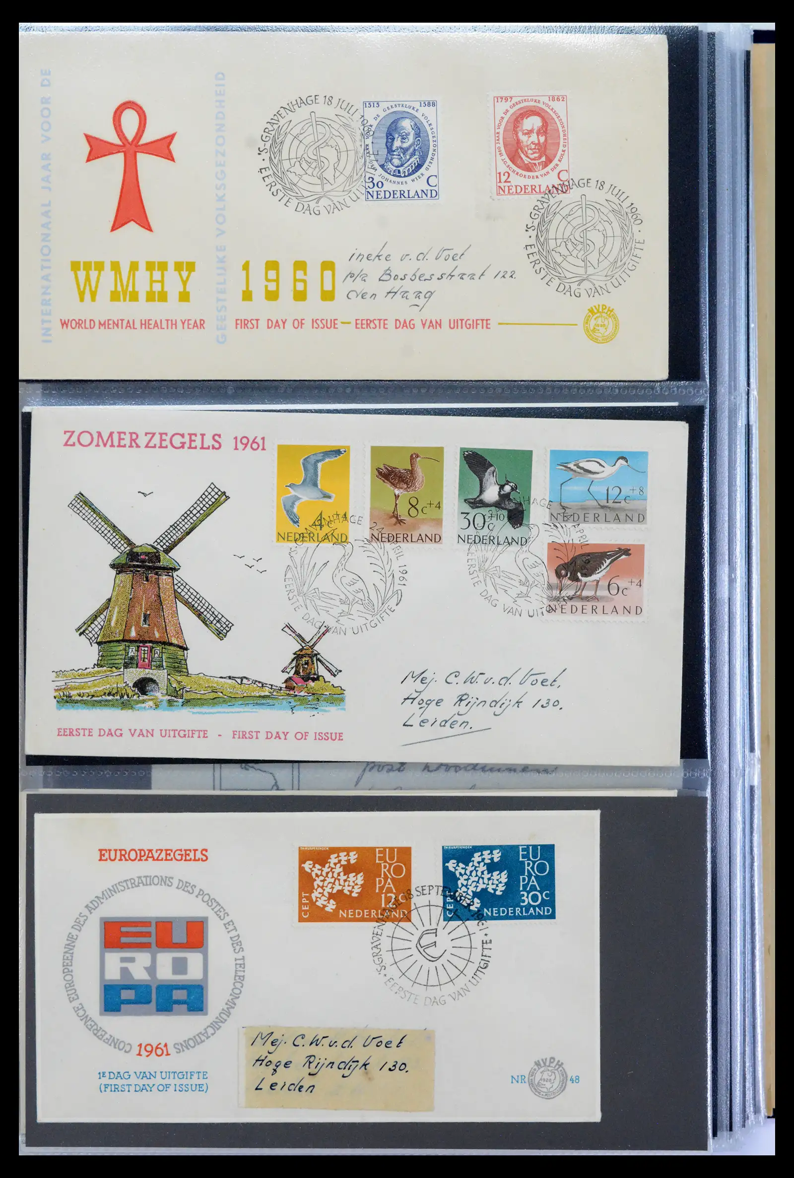 40547 0016 - Stamp collection 40547 Netherlands and territories FDC's 1948-1965.