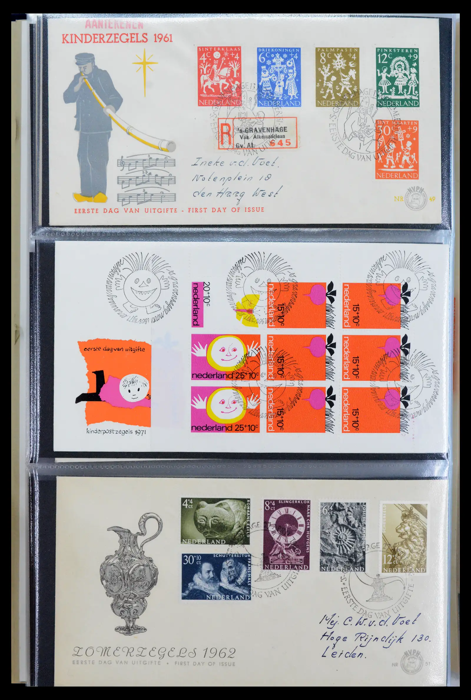 40547 0017 - Stamp collection 40547 Netherlands and territories FDC's 1948-1965.