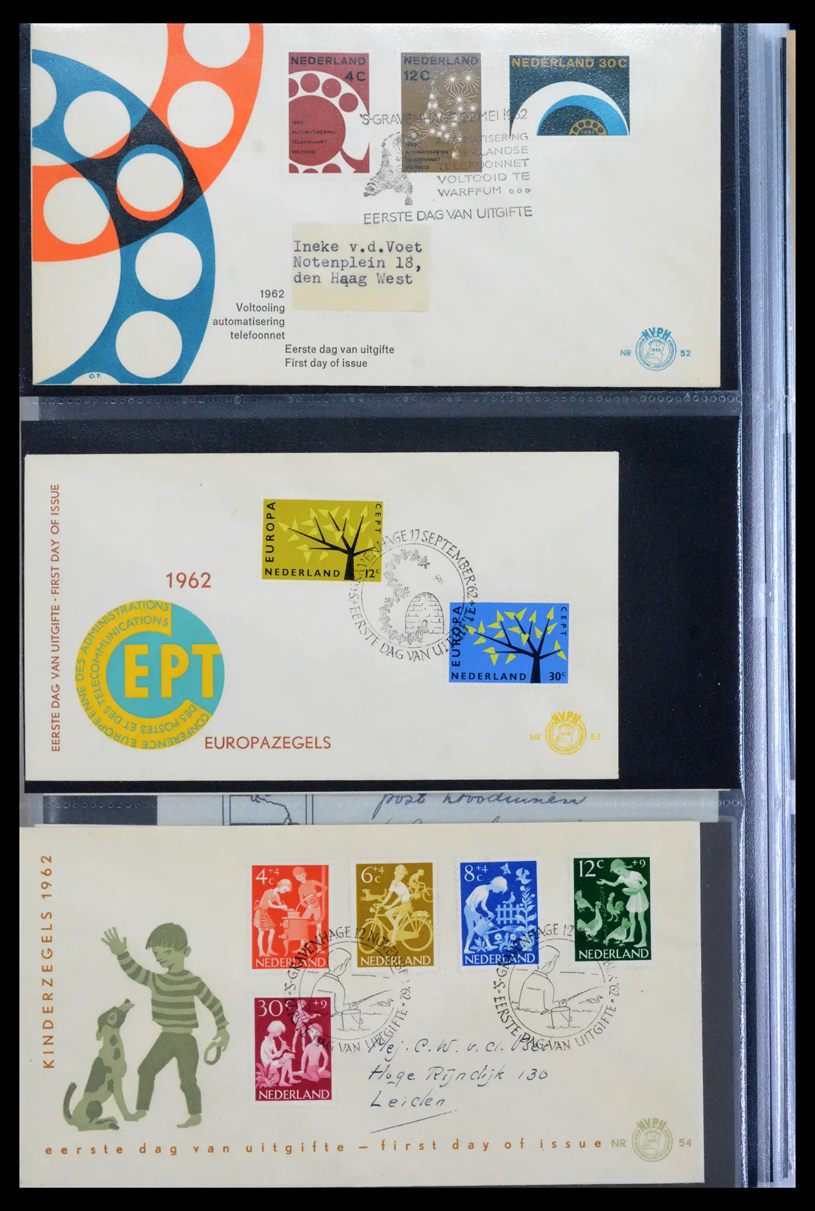 40547 0018 - Stamp collection 40547 Netherlands and territories FDC's 1948-1965.